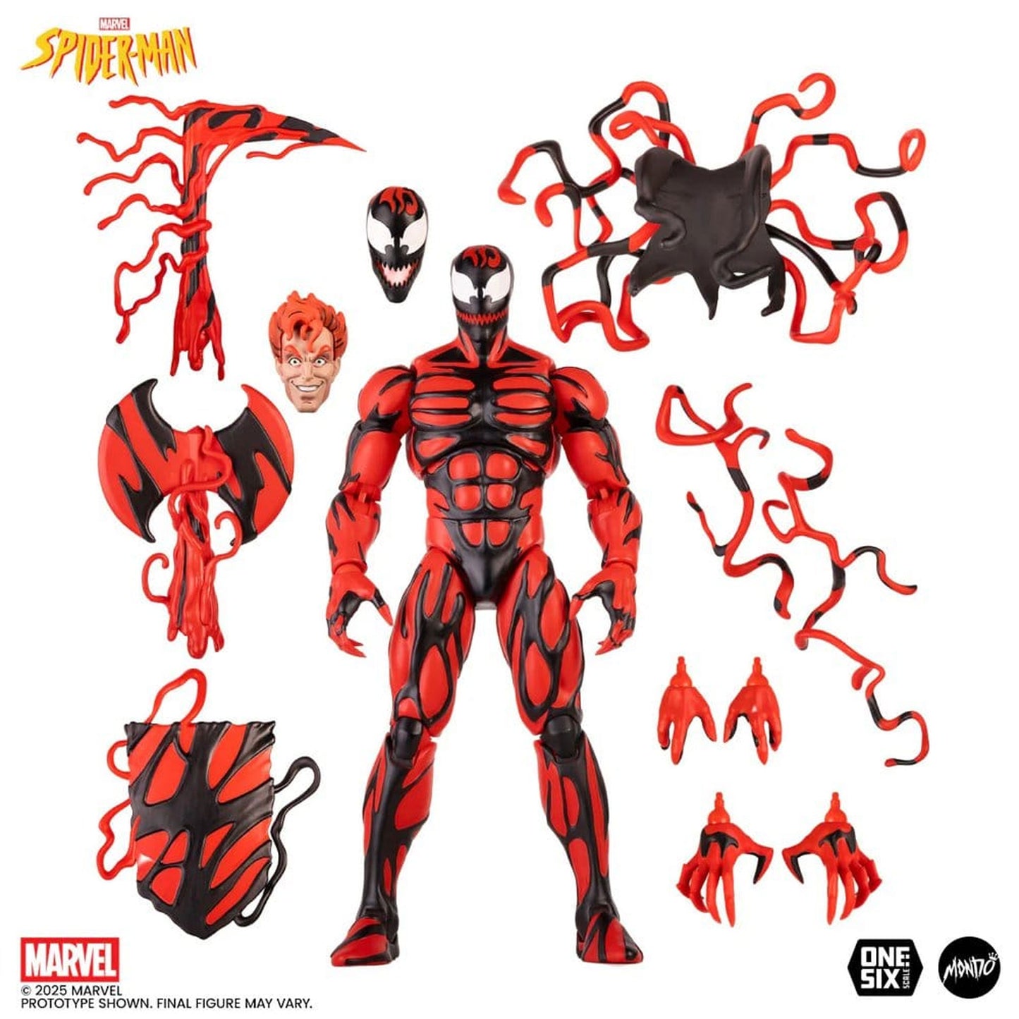 Spider-Man: The Animated Series 1/6 Carnage Regular Edition -Action Figure
