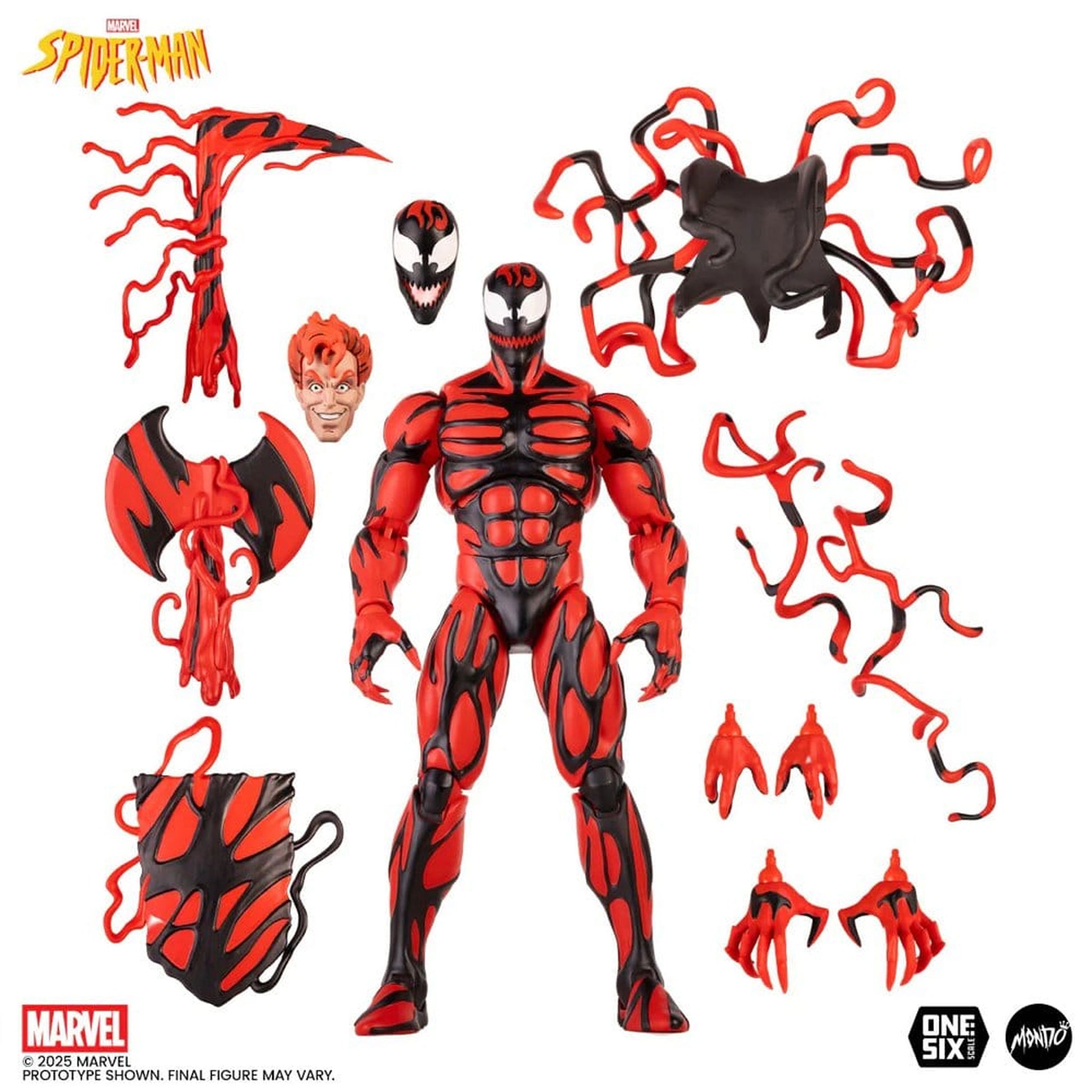 Spider-Man: The Animated Series 1/6 Carnage Regular Edition -Action Figure