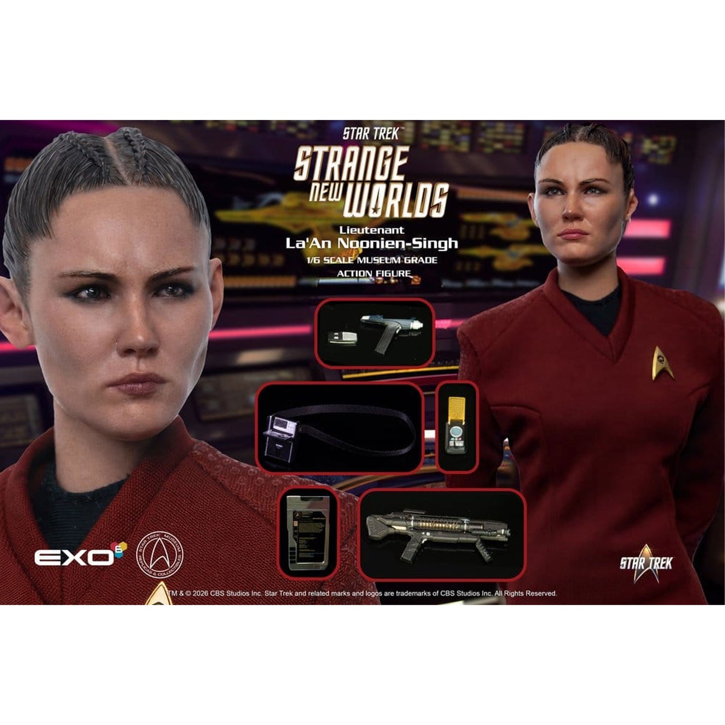 Star Trek: Strange New Worlds 1/6 Lt. La'An Noonien-Singh -Action Figure 