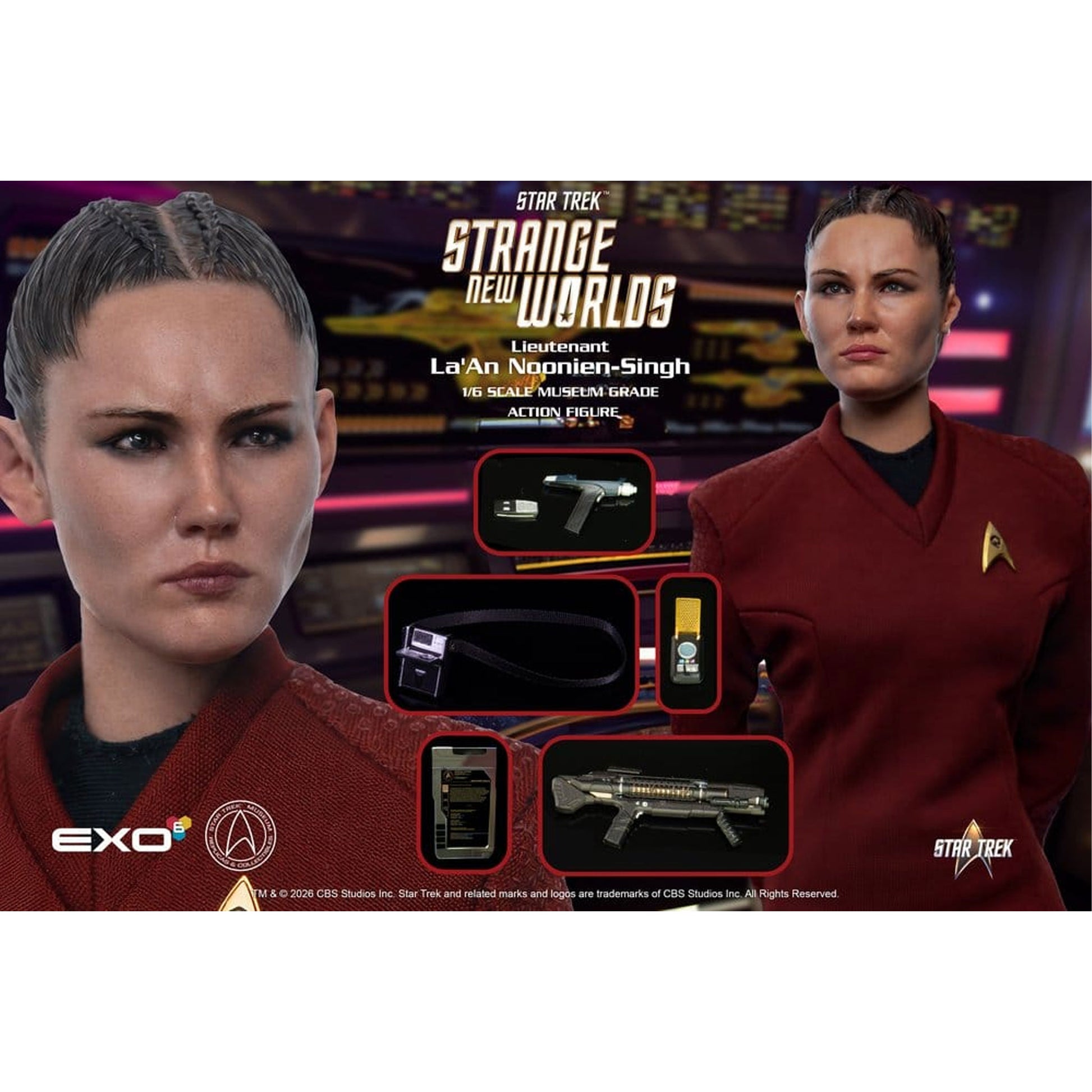 Star Trek: Strange New Worlds 1/6 Lt. La'An Noonien-Singh -Action Figure 