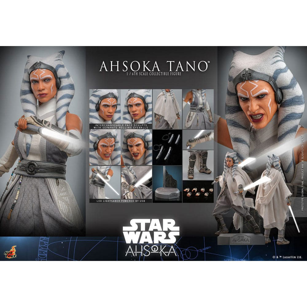 Star Wars: Ahsoka 1/6 Ahsoka Tano -Action Figuuri