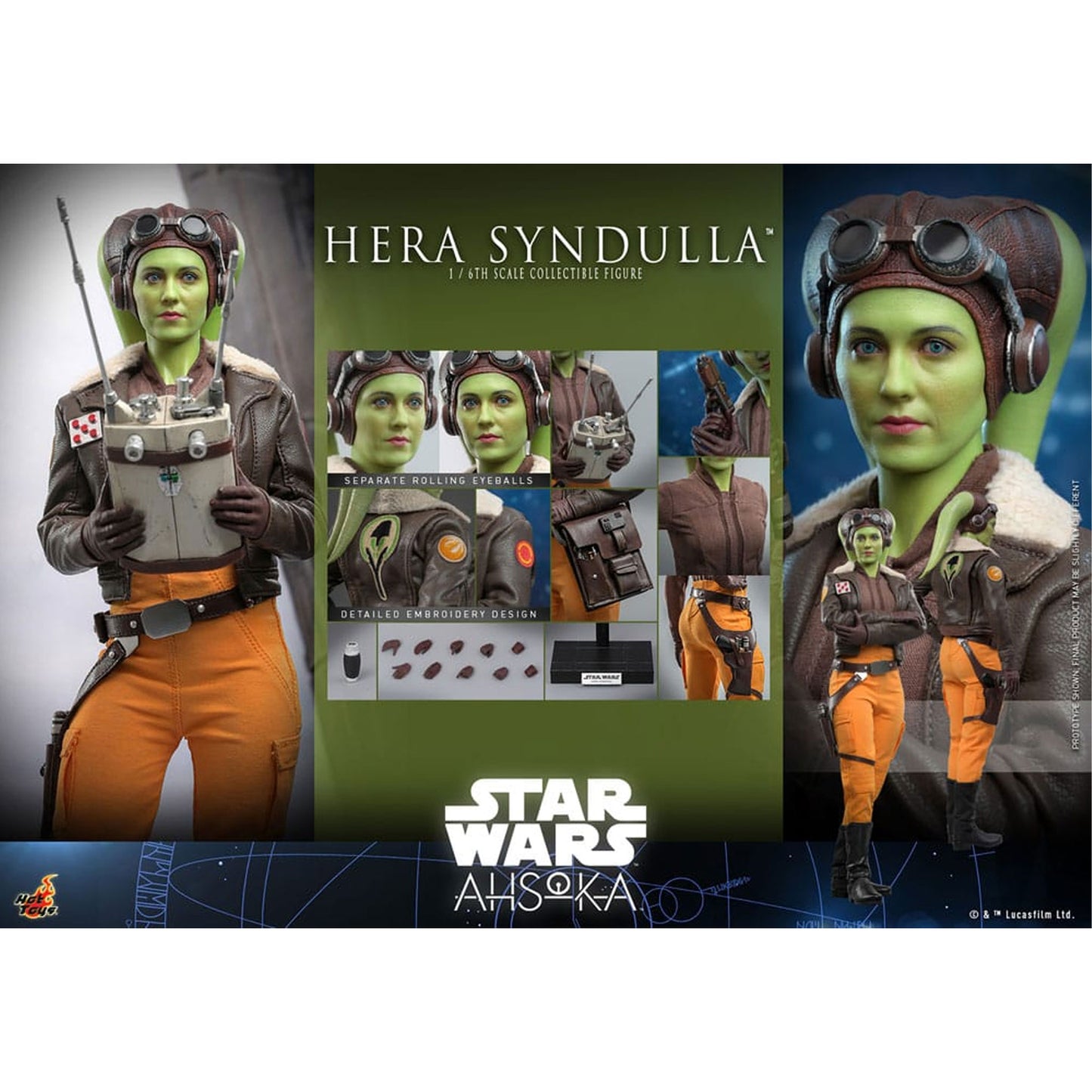 Star Wars: Ahsoka 1/6 Hera Syndulla -Action Figure 