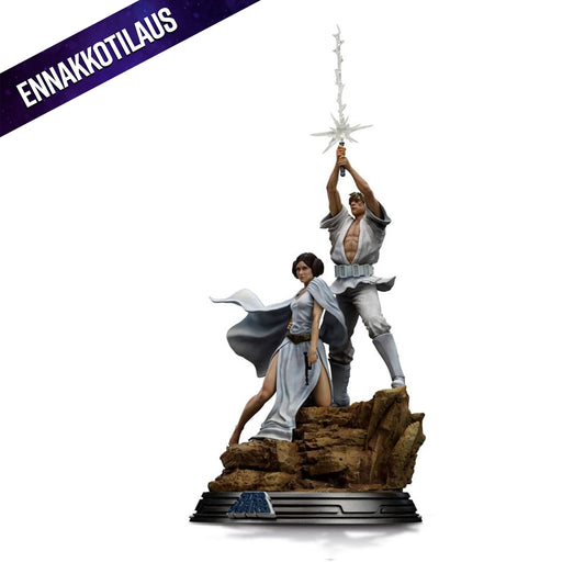 Star Wars Deluxe Art Scale Statue 1/10 Luke and Leia