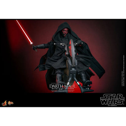 Star Wars Episode I Movie Masterpiece Action Figure 1/6 Darth Maul with Sith Speeder