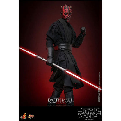 Star Wars Episode I Movie Masterpiece Action Figure 1/6 Darth Maul with Sith Speeder