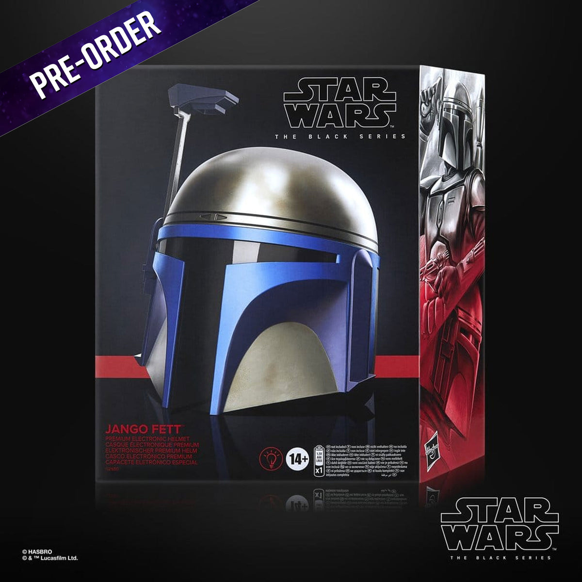 Star Wars Episode II Black Series Electronic Helmet Jango Fett -Replica