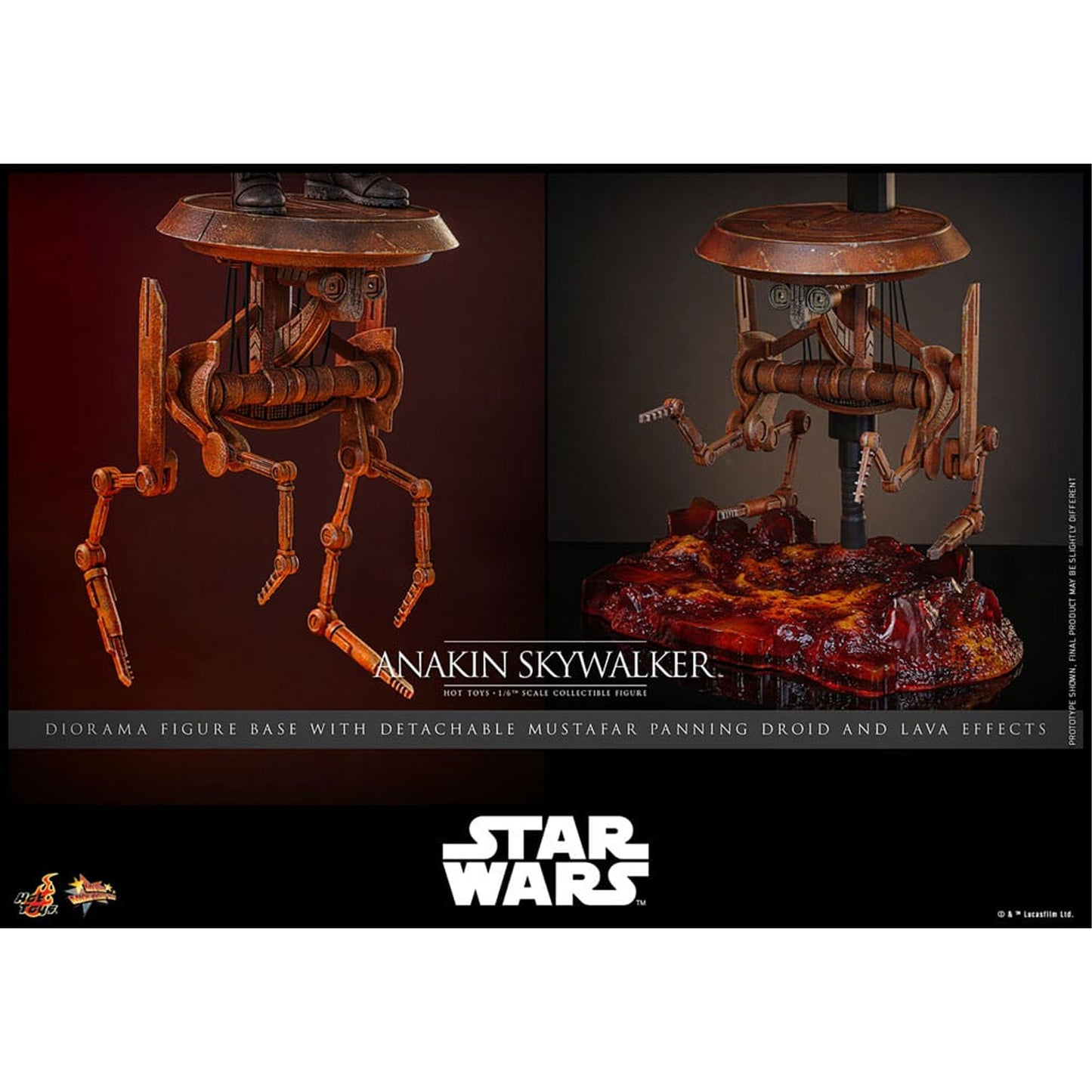 Star Wars: Episode III - Revenge of the Sith Movie Masterpiece Action Figure 1/6 Anakin Skywalker