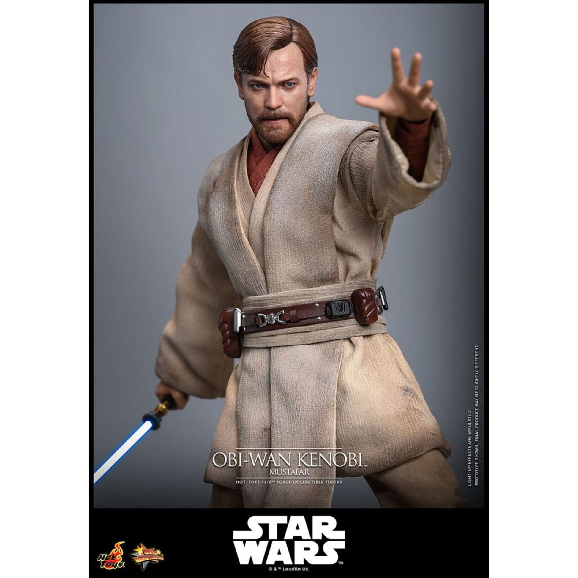 Star Wars: Episode III - Revenge of the Sith Movie Masterpiece 1/6 Obi-Wan Kenobi (Mustafar) -Action Figure