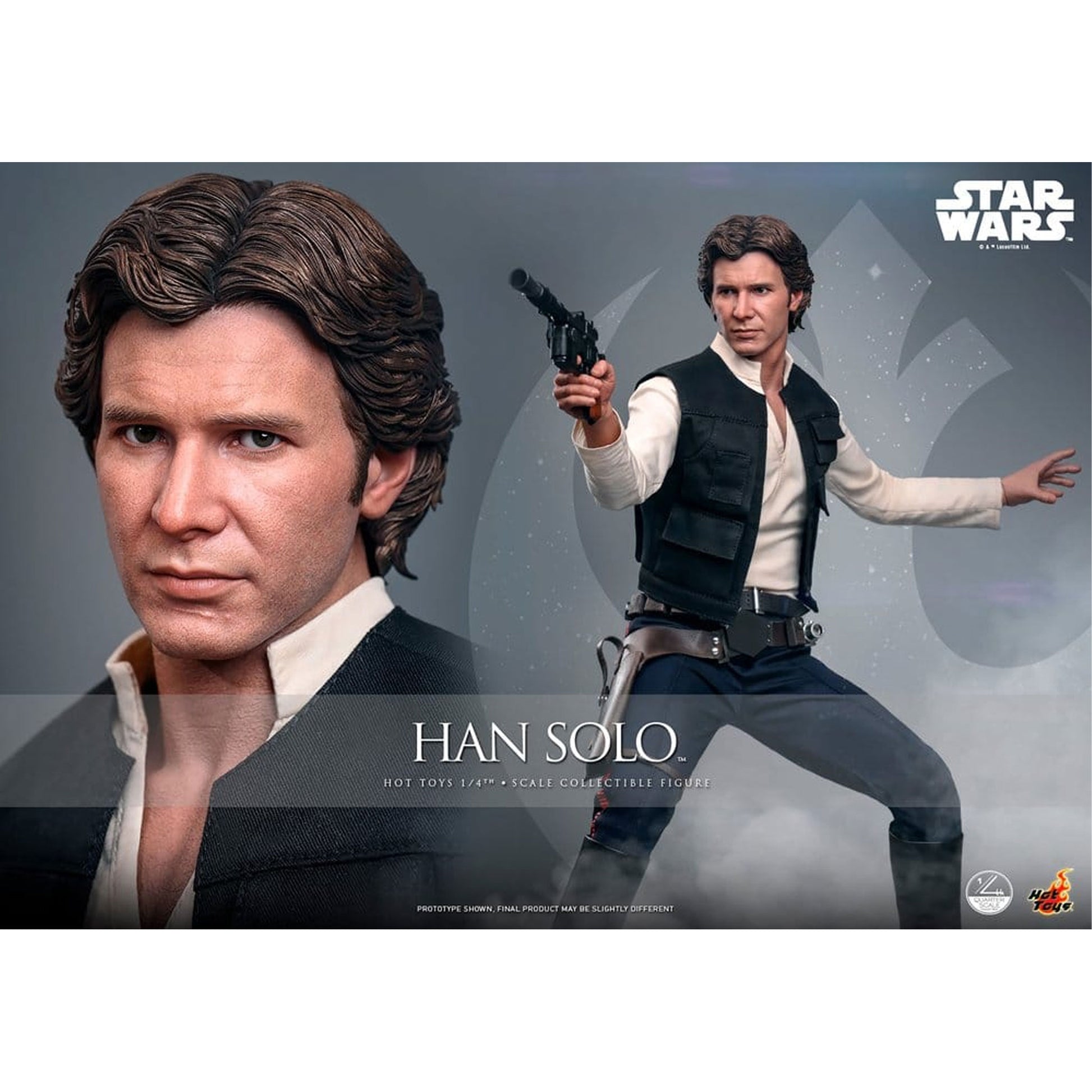 Star Wars Episode IV 1/4 Han Solo -Action Figure