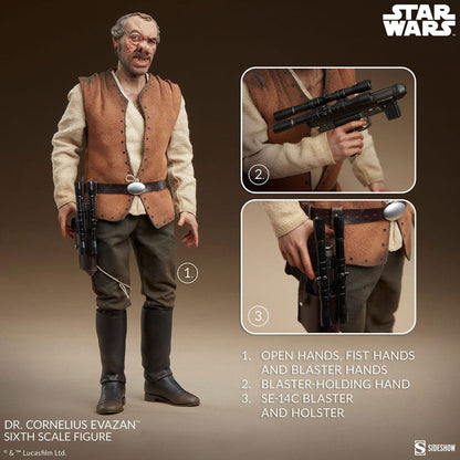 Star Wars Episode IV Scum & Villainy 1/6 Doctor Cornelius Evazan