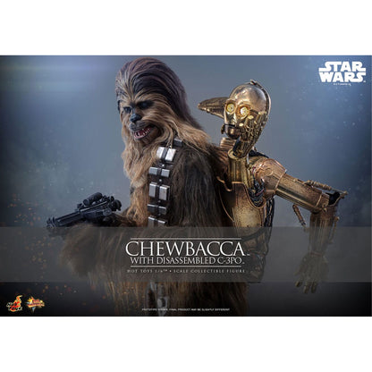 Star Wars Episode V Movie Masterpiece 1/6 Chewbacca with Disassembled C-3PO -Action Figuuri