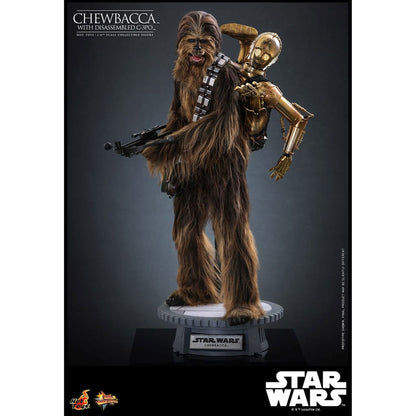 Star Wars Episode V Movie Masterpiece 1/6 Chewbacca with Disassembled C-3PO -Action Figuuri