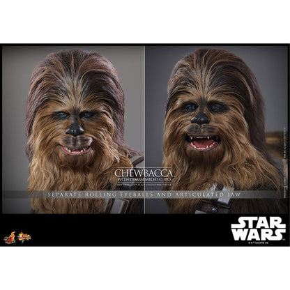 Star Wars Episode V Movie Masterpiece 1/6 Chewbacca with Disassembled C-3PO -Action Figuuri