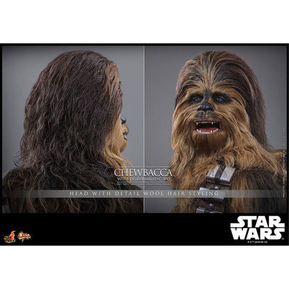 Star Wars Episode V Movie Masterpiece 1/6 Chewbacca with Disassembled C-3PO -Action Figuuri
