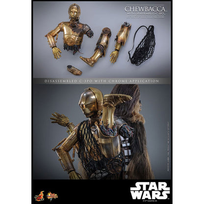 Star Wars Episode V Movie Masterpiece 1/6 Chewbacca with Disassembled C-3PO -Action Figuuri