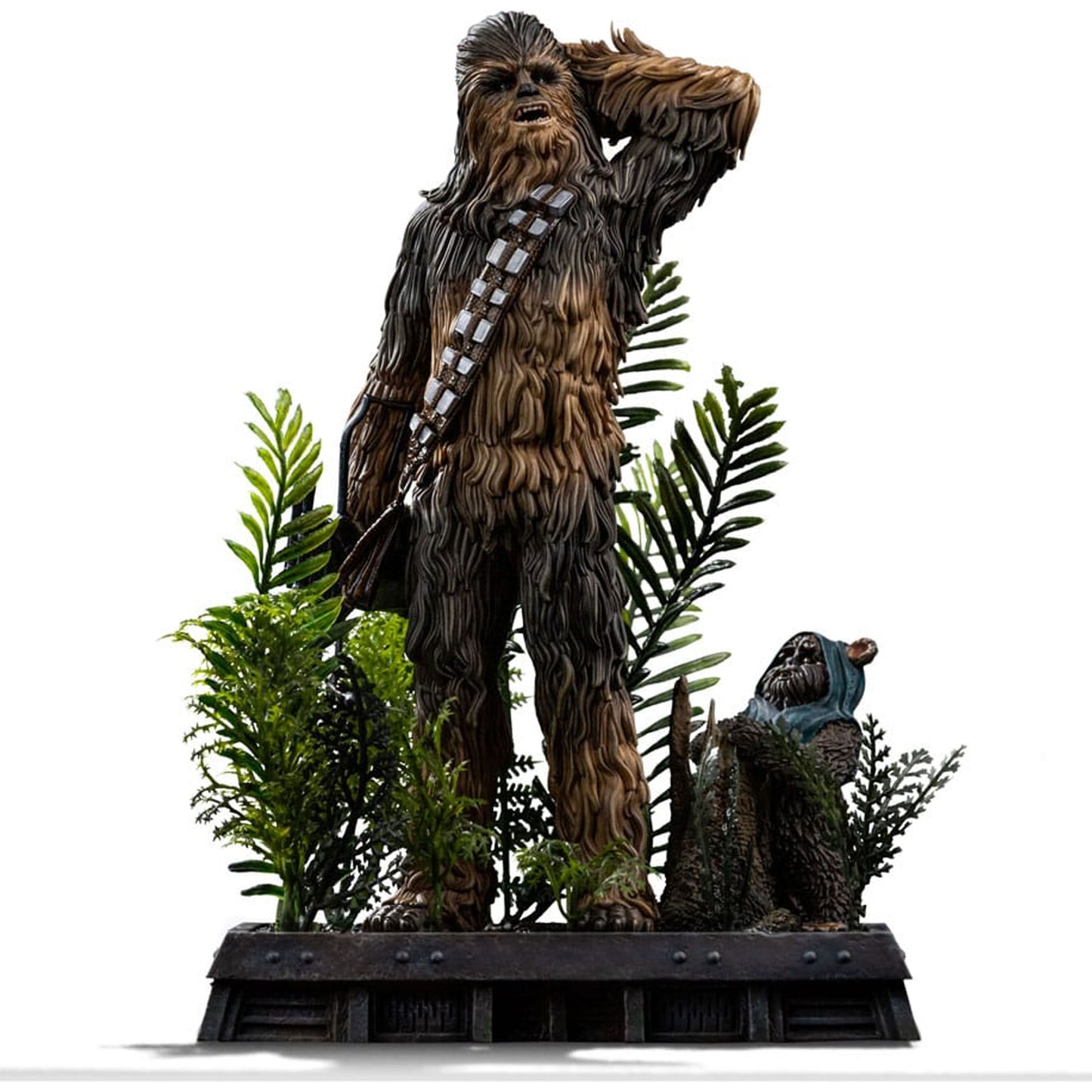 Star Wars Episode VI Art Scale Statue 1/10 Chewbacca and Tokkat -Figuuri