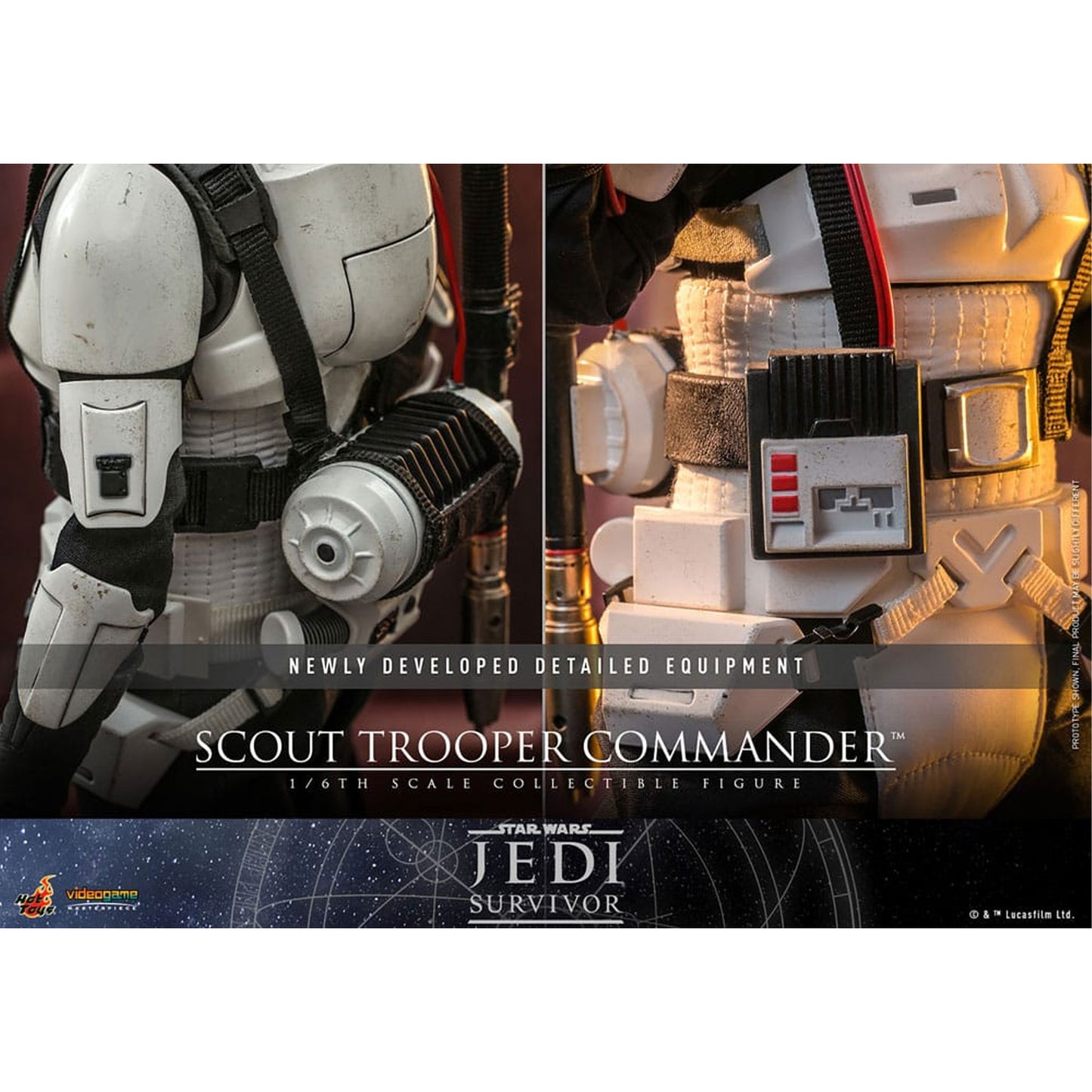 Star Wars: Jedi Survivor Videogame Masterpiece 1/6 Scout Trooper Commander