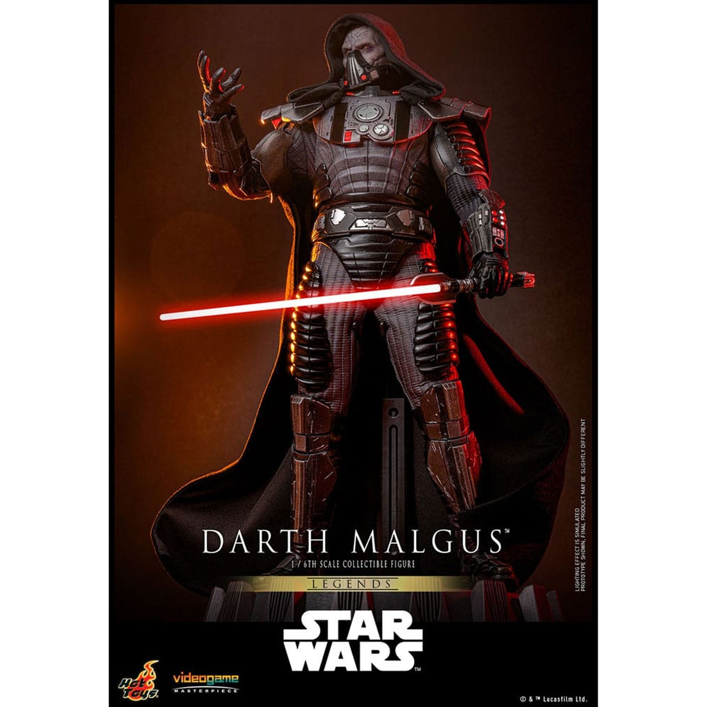 Star Wars Legends Videogame Masterpiece Action Figure 1/6 Darth Malgus