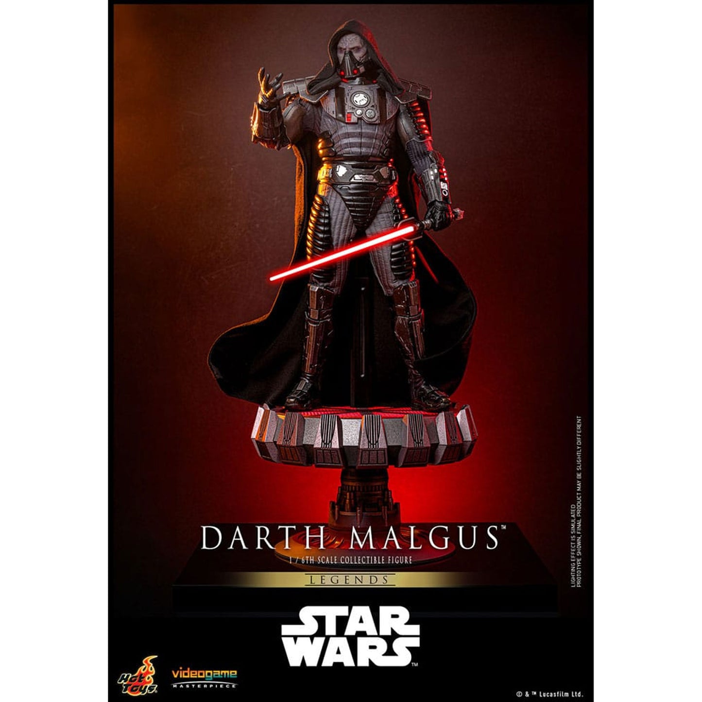 Star Wars Legends Videogame Masterpiece Action Figure 1/6 Darth Malgus