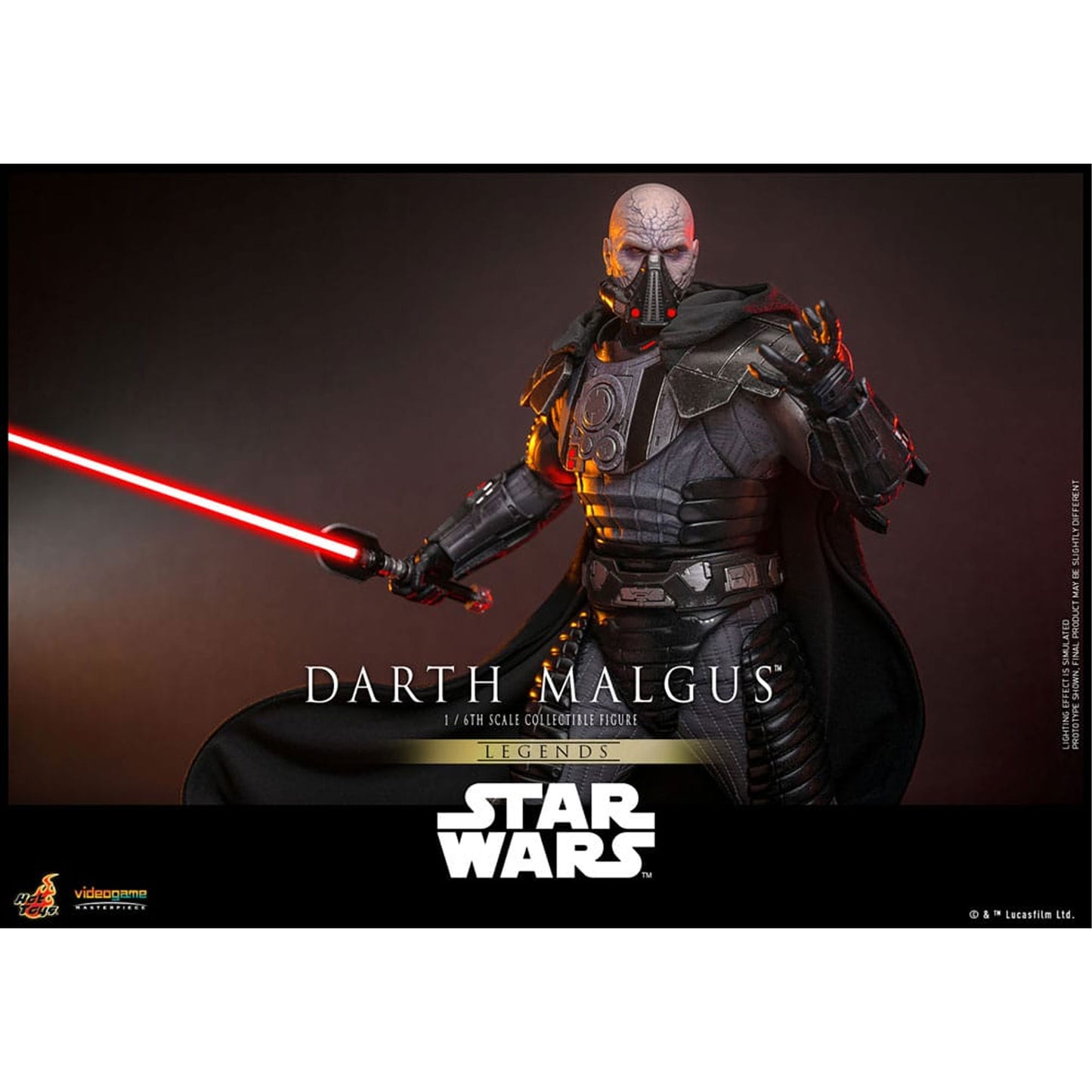 Star Wars Legends Videogame Masterpiece Action Figure 1/6 Darth Malgus