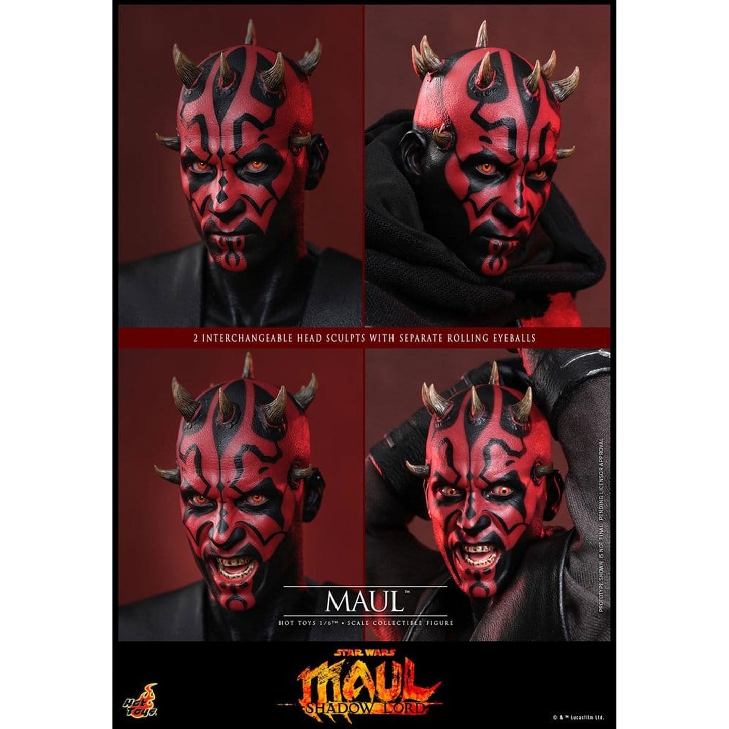 Star Wars: Maul - Shadow Lord Television Masterpiece 1/6 Maul -Action Figure