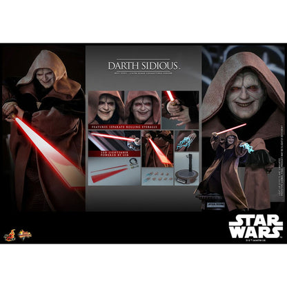 Star Wars Movie Masterpiece 1/6 Darth Sidious -Action Figuuri