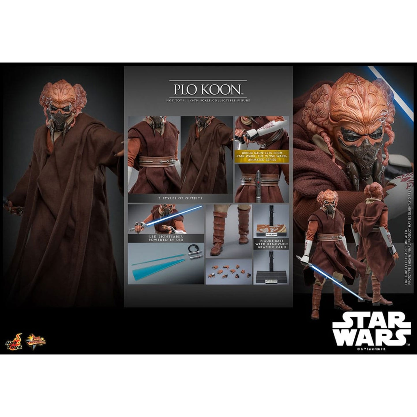 Star Wars Movie Masterpiece 1/6 Plo Koon