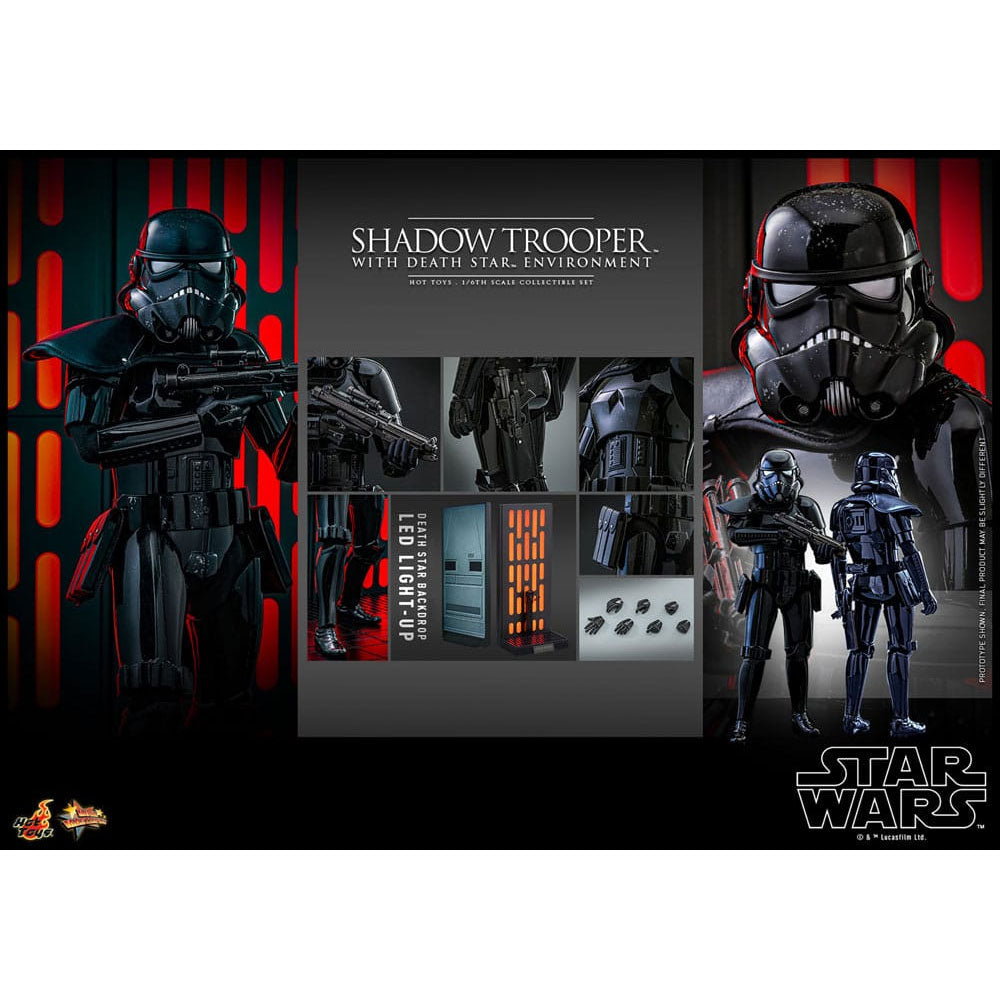 Star Wars Movie Masterpiece 1/6 Shadow Trooper with Death Star Environment