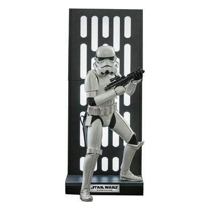 Star Wars Movie Masterpiece Actionfigur 1/6 Stormtrooper med Dödsstjärnan-miljö