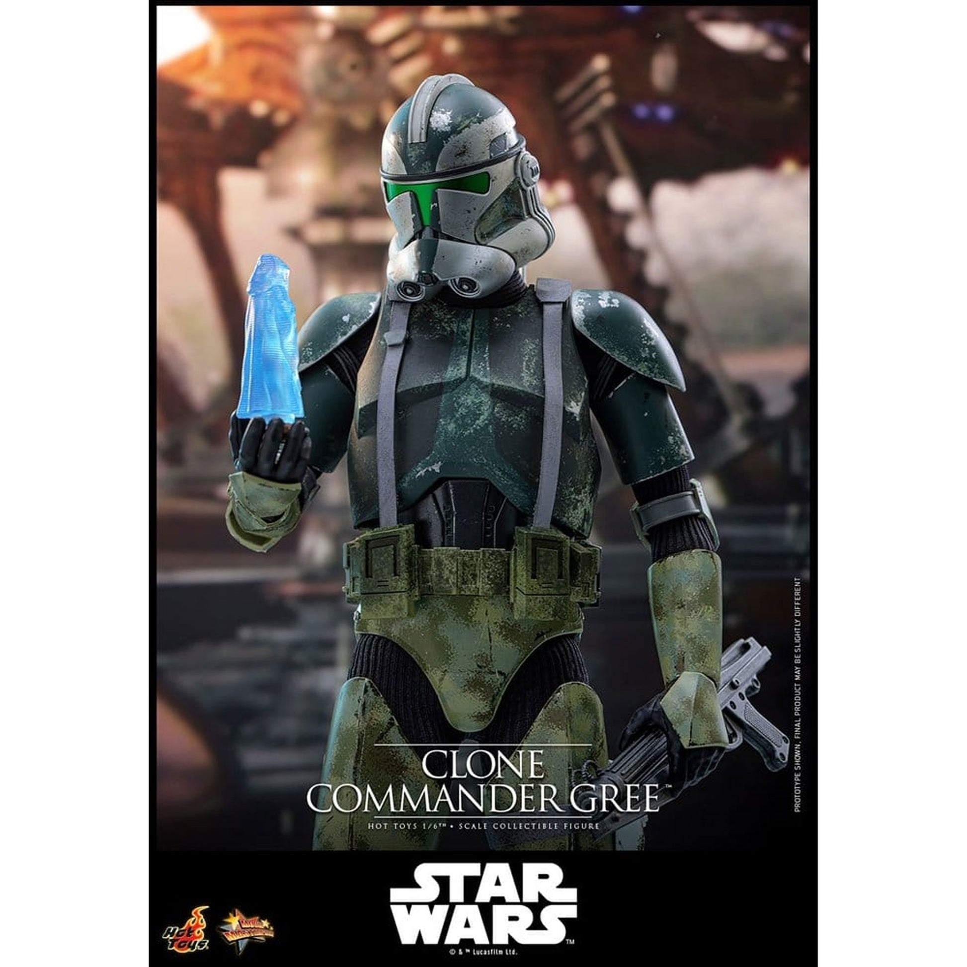 Star Wars Movie Masterpiece 1/6 Clone Commander Gree -Action Figure