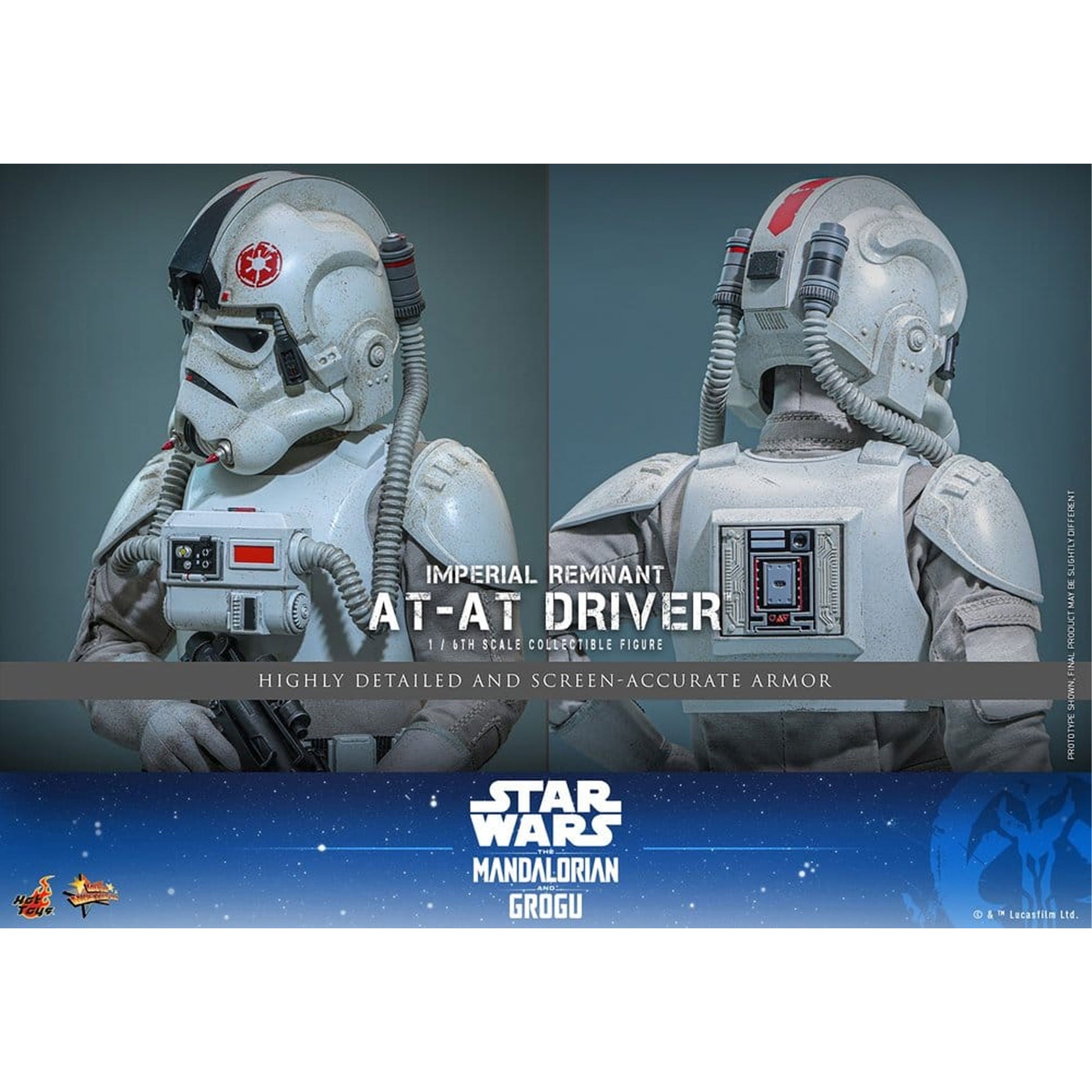 Star Wars Movie Masterpiece 1/6 Imperial Remnant AT-AT Driver -Action Figure