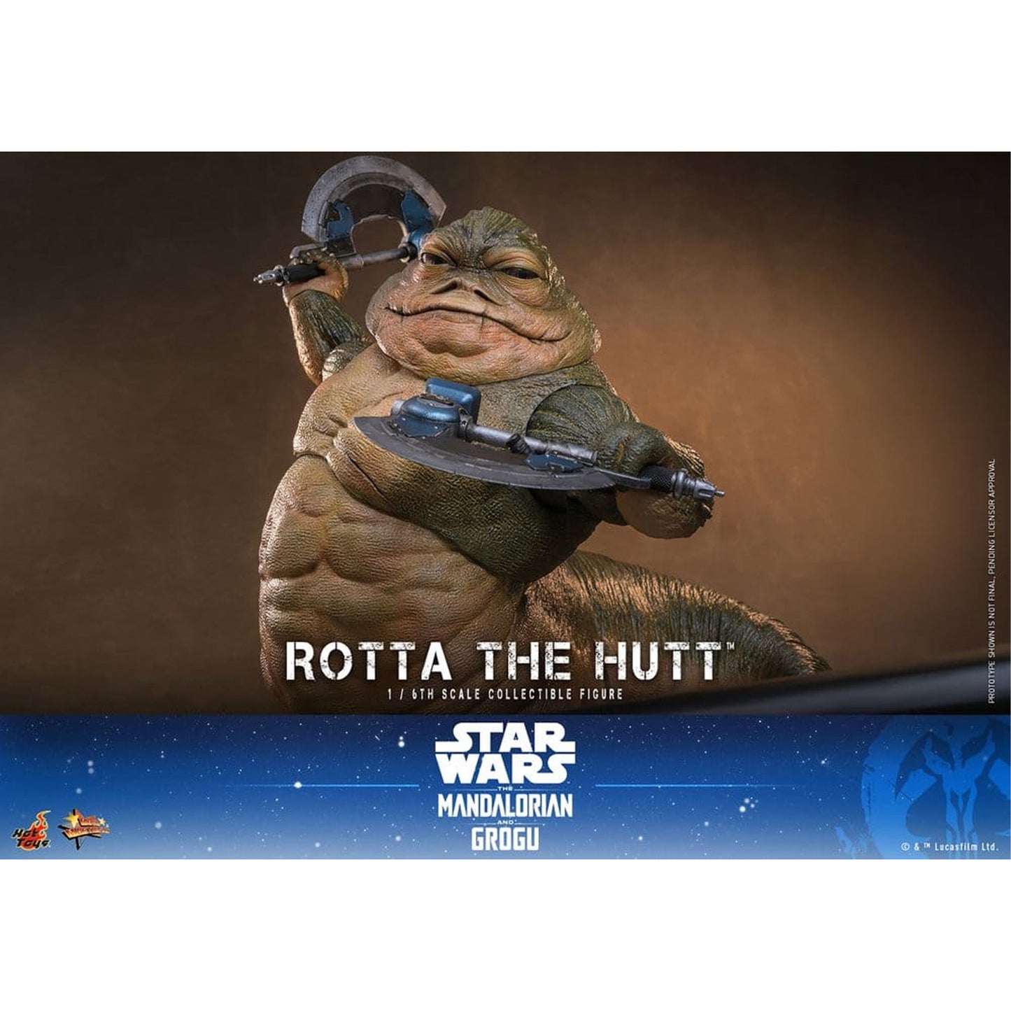 Star Wars Movie Masterpiece 1/6 Rotta The Hutt -Action Figure