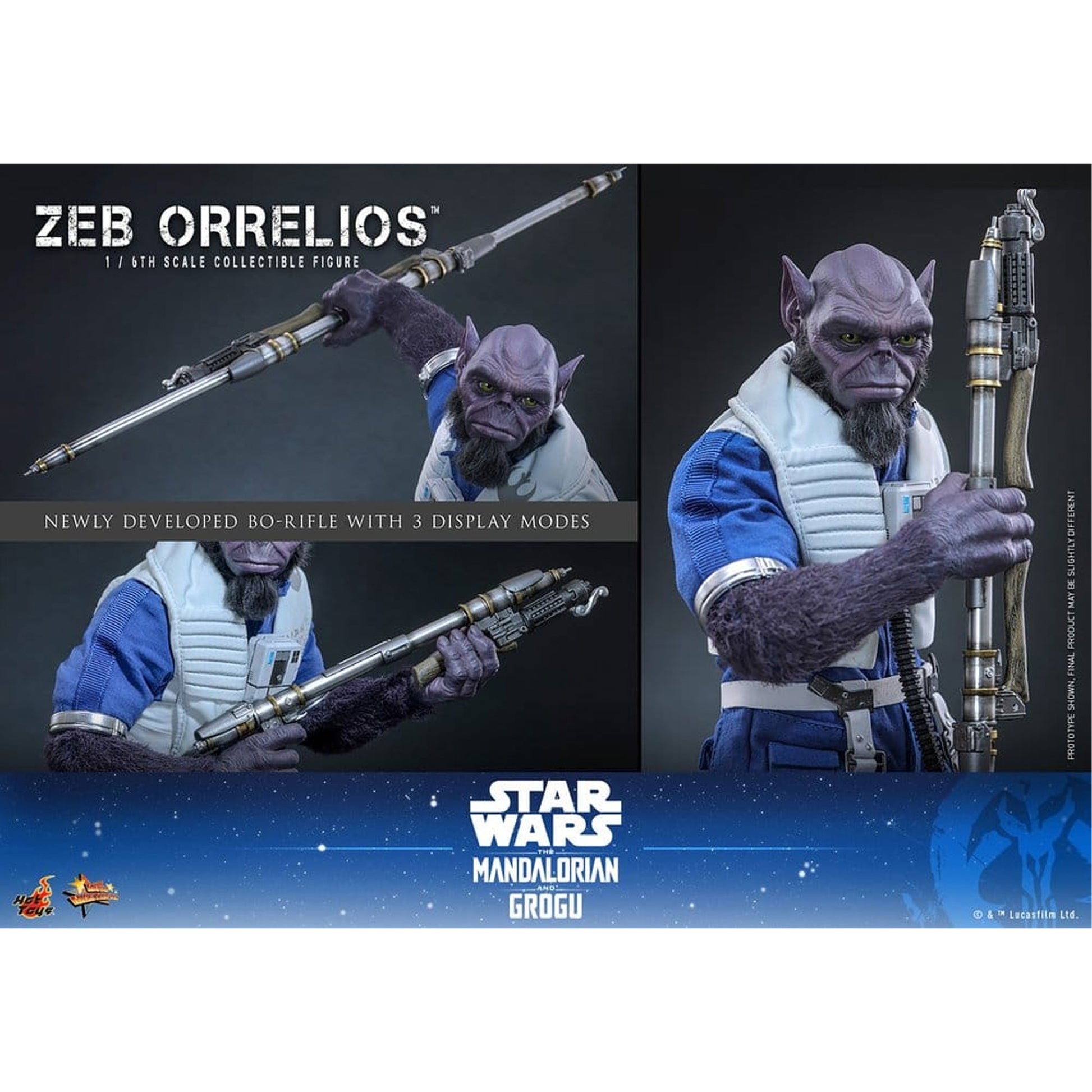 Star Wars Movie Masterpiece 1/6 Zeb Orrelios -Action Figure