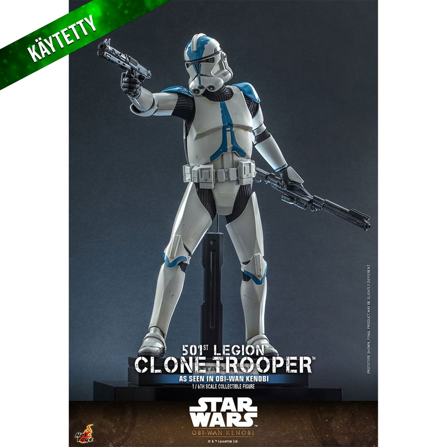 Käytetty Star Wars: Obi-Wan Kenobi 1/6 501st Legion Clone Trooper