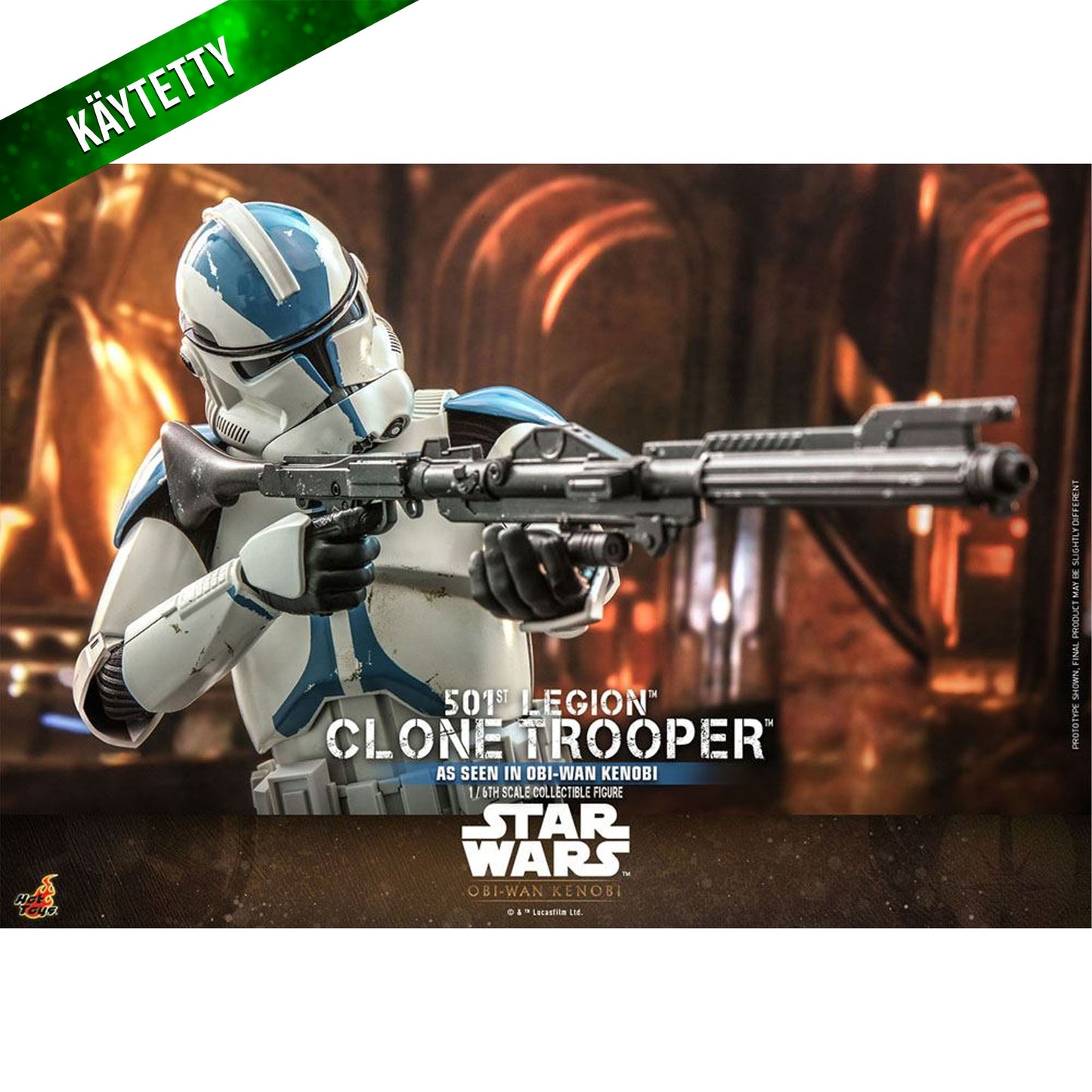 Käytetty Star Wars: Obi-Wan Kenobi 1/6 501st Legion Clone Trooper