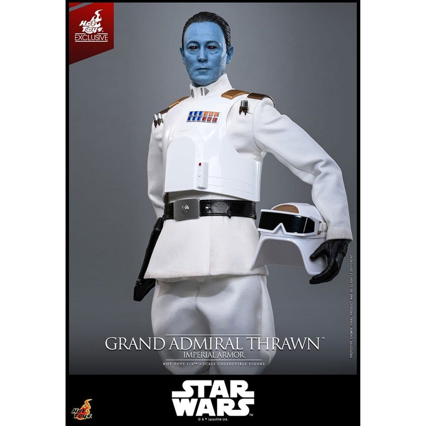 Star Wars: Rebels Television Masterpiece 1/6 Grand Admiral Thrawn (Imperial Armor) Hot Toys Exclusive -Action Figure