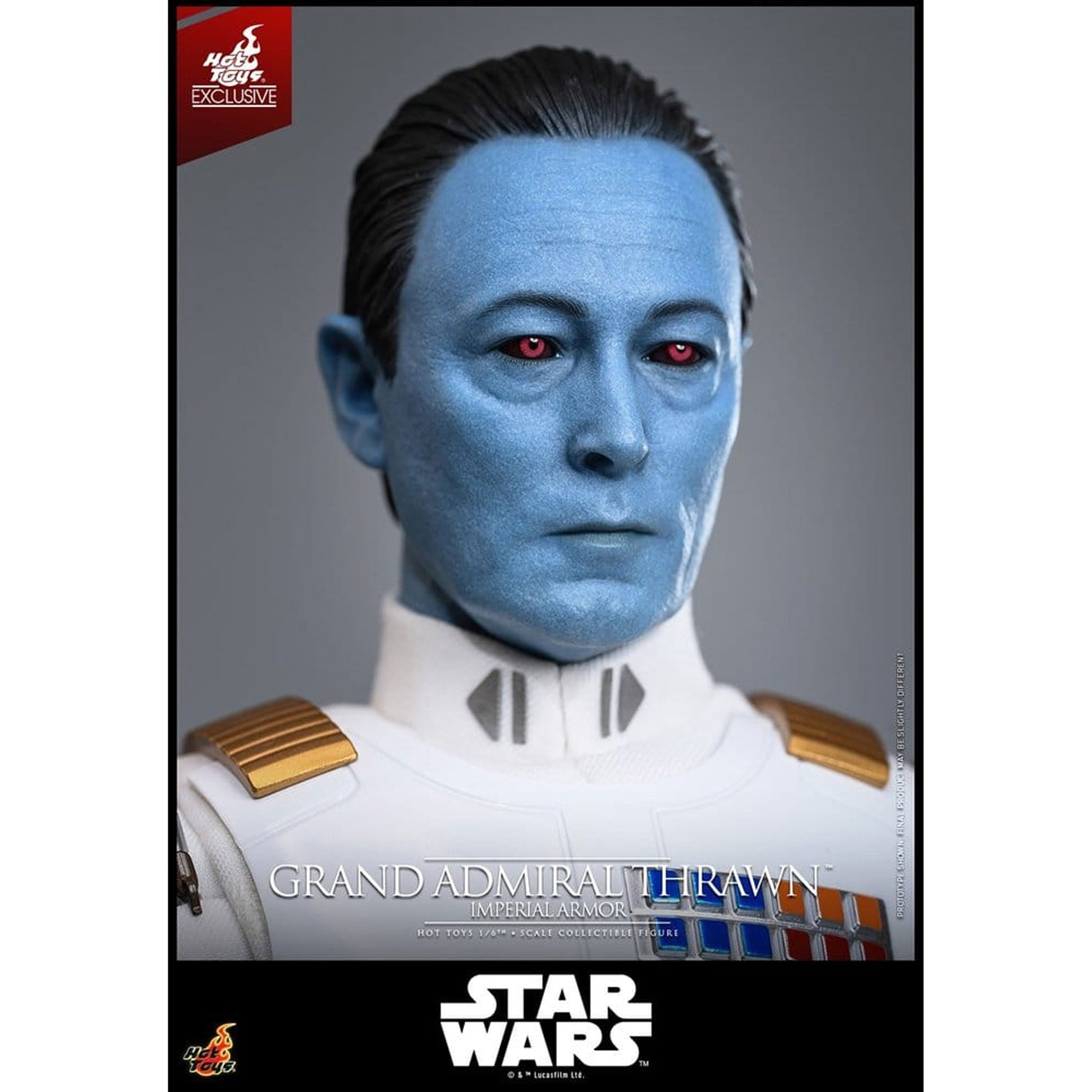 Star Wars: Rebels Television Masterpiece 1/6 Grand Admiral Thrawn (Imperial Armor) Hot Toys Exclusive -Action Figure