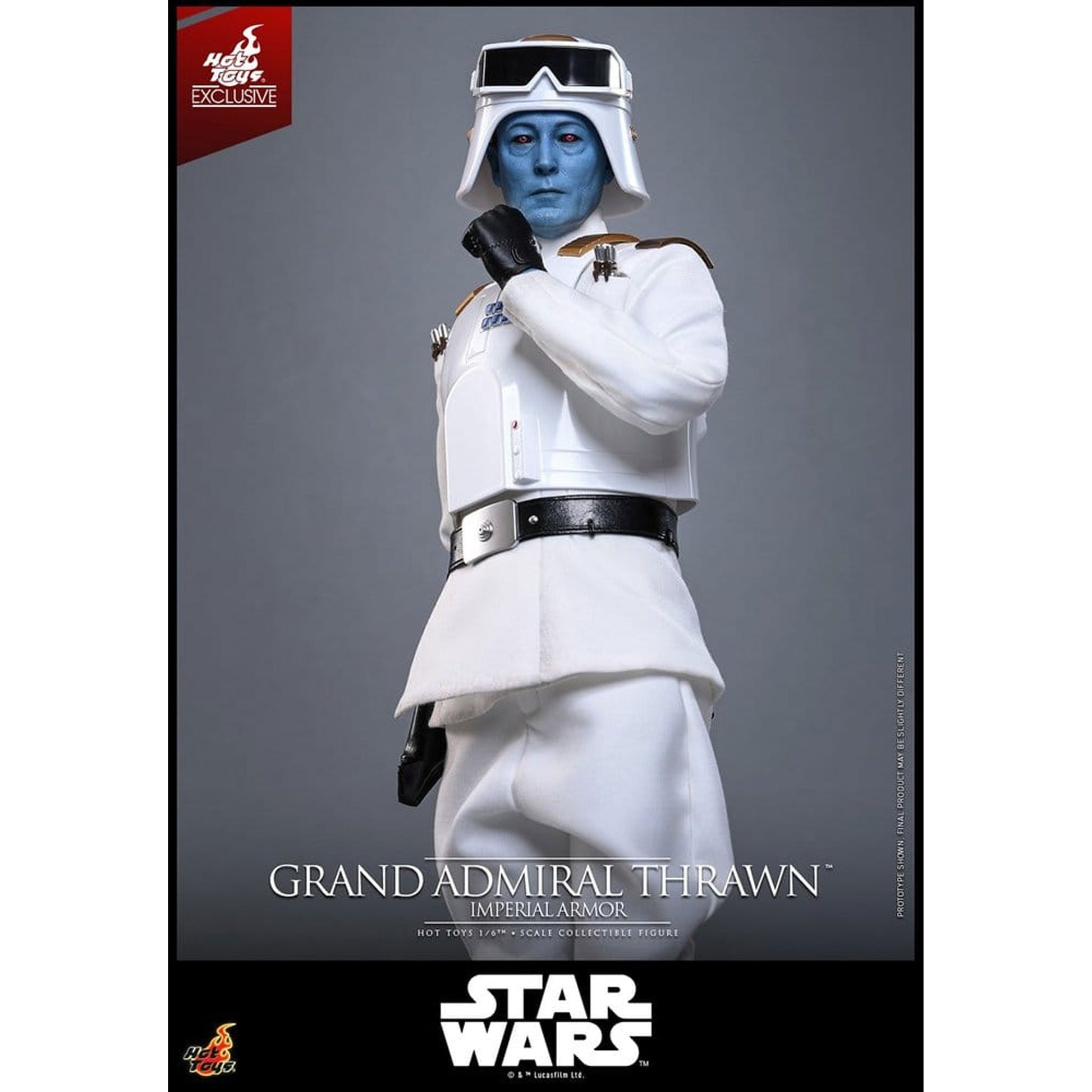Star Wars: Rebels Television Masterpiece 1/6 Grand Admiral Thrawn (Imperial Armor) Hot Toys Exclusive -Action Figure