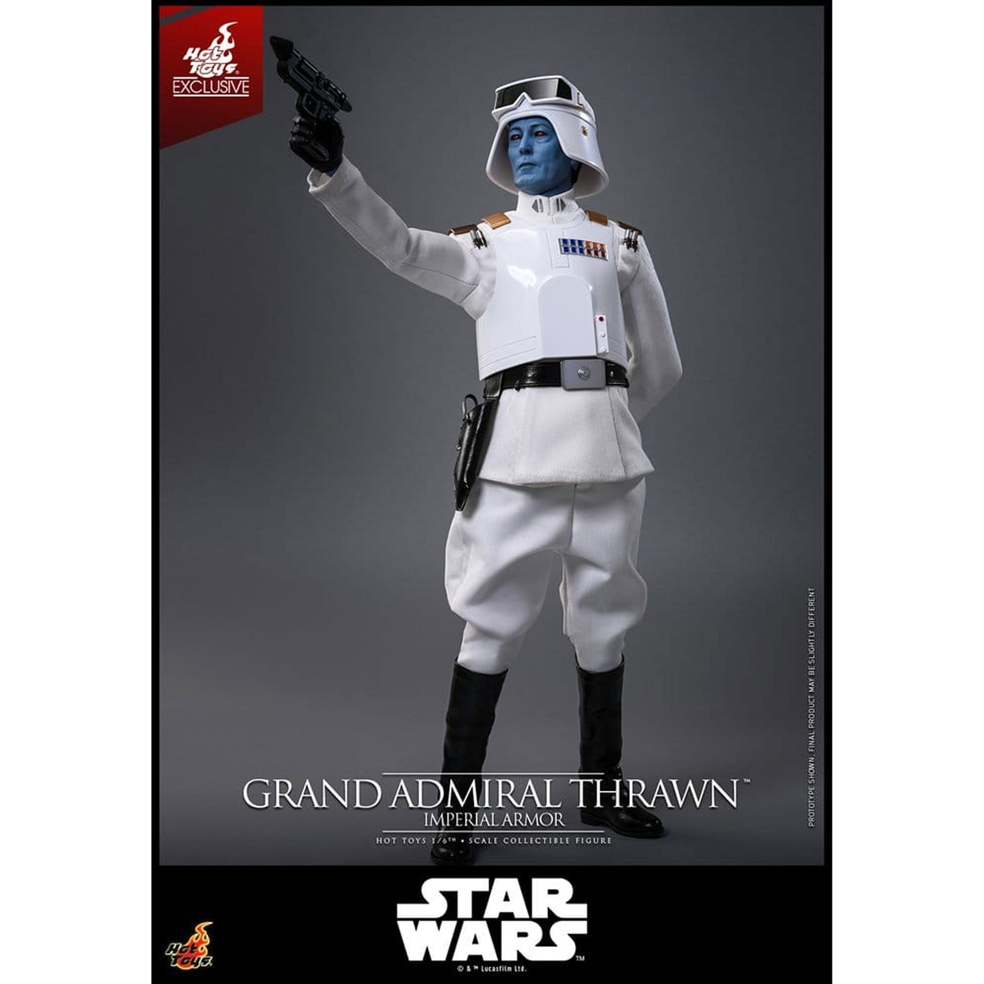 Star Wars: Rebels Television Masterpiece 1/6 Grand Admiral Thrawn (Imperial Armor) Hot Toys Exclusive -Action Figure