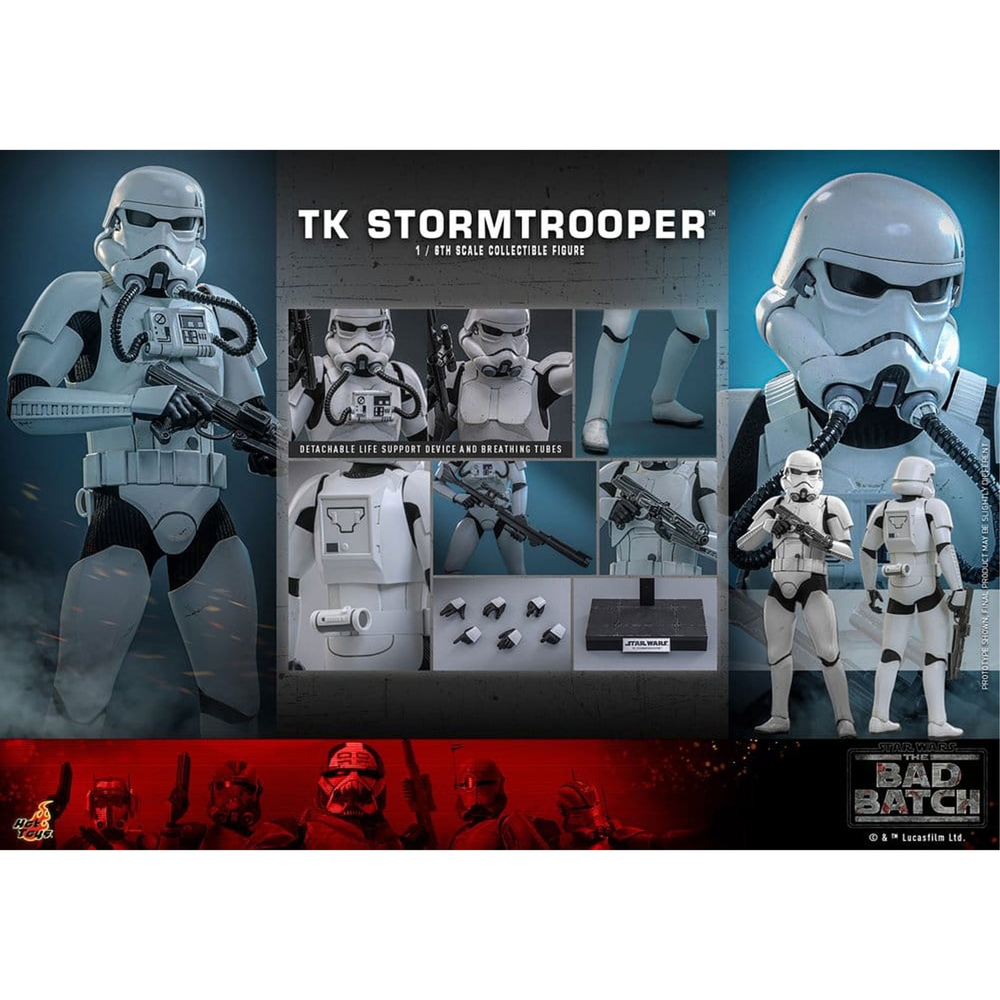 Star Wars: The Bad Batch 1/6 TK Stormtrooper -Action Figure