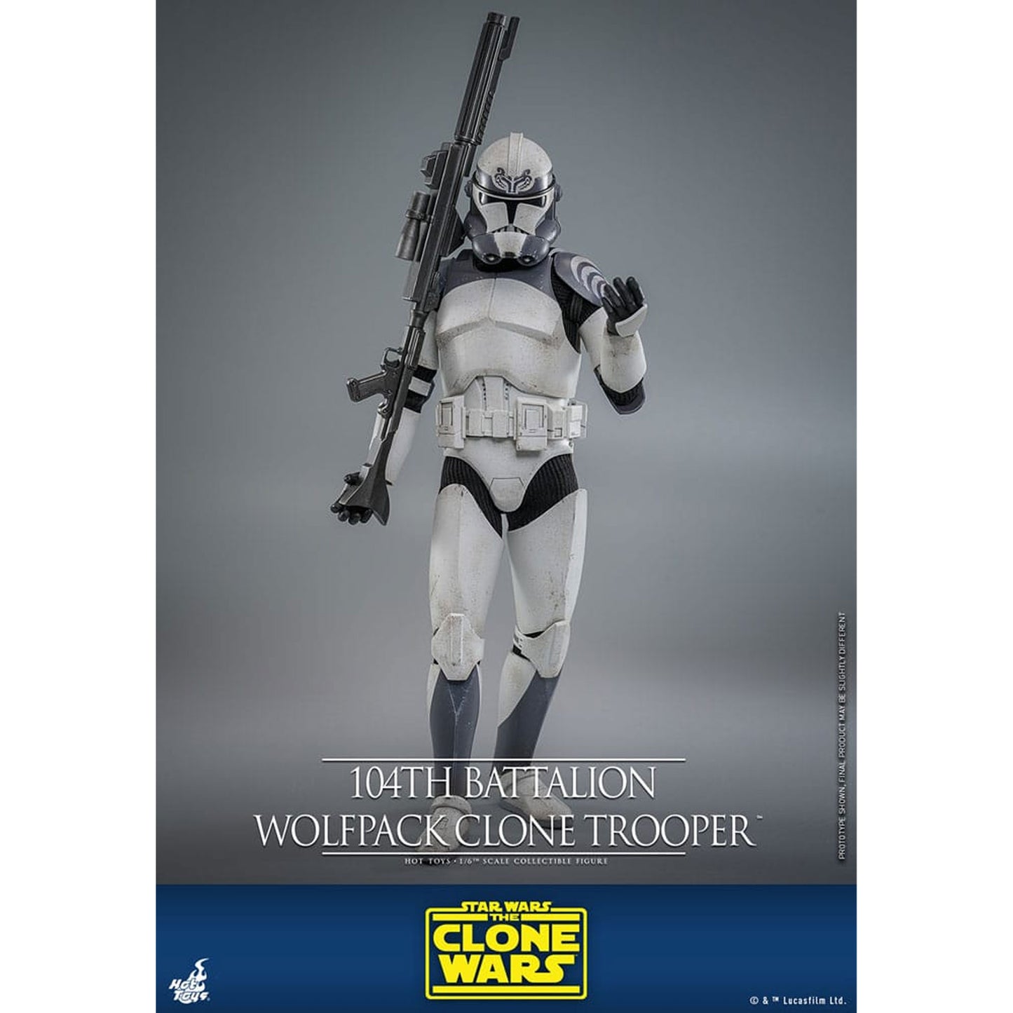 Star Wars The Clone Wars 1/6 104th Battalion Wolfpack Clone Trooper