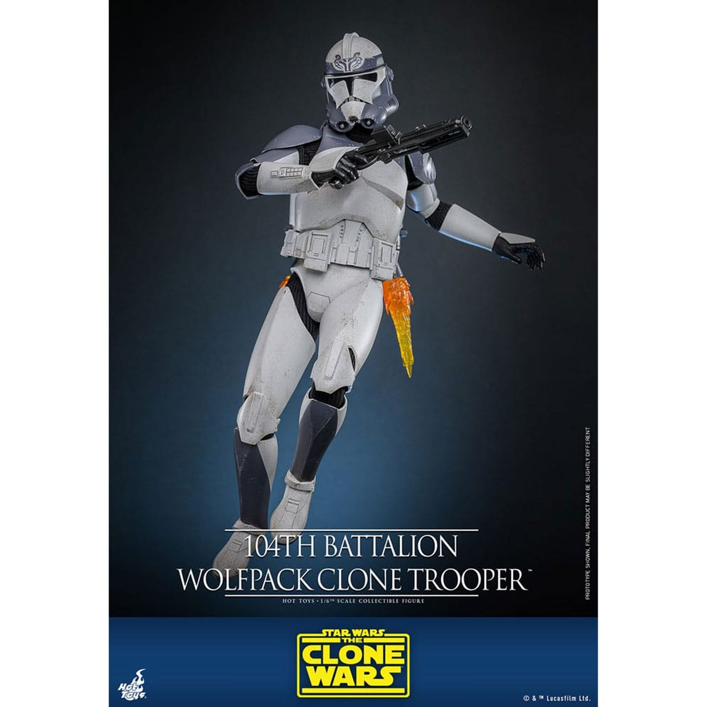 Star Wars The Clone Wars 1/6 104th Battalion Wolfpack Clone Trooper