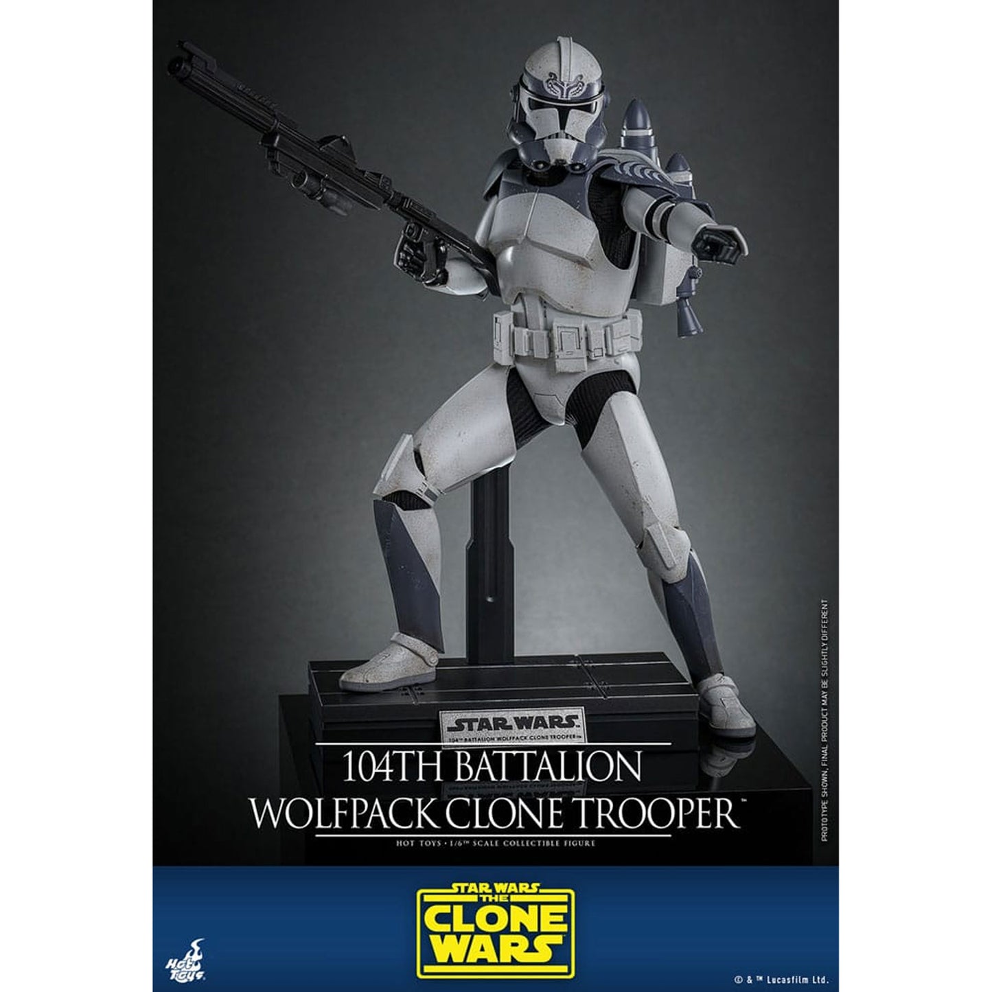 Star Wars The Clone Wars 1/6 104th Battalion Wolfpack Clone Trooper