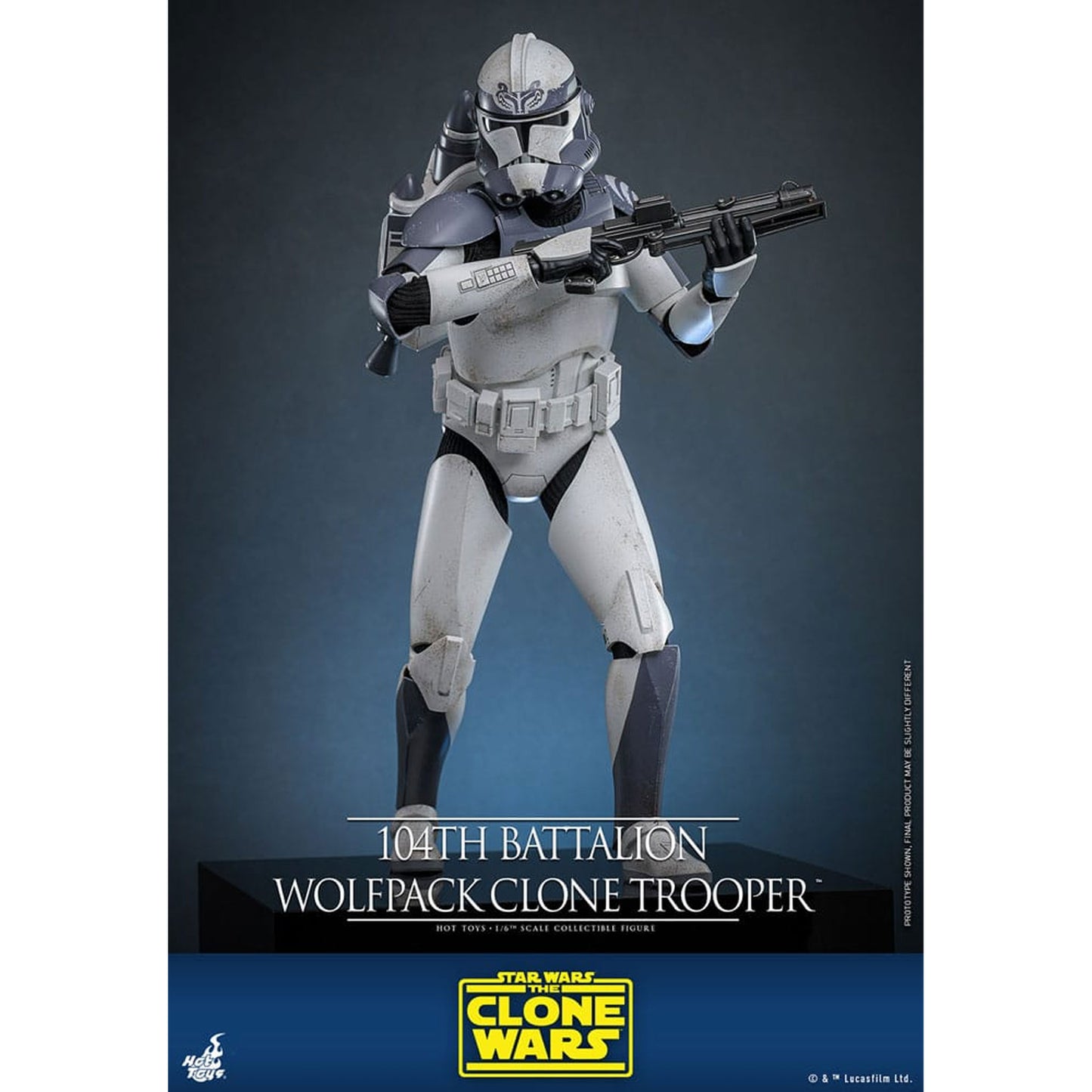 Star Wars The Clone Wars 1/6 104th Battalion Wolfpack Clone Trooper