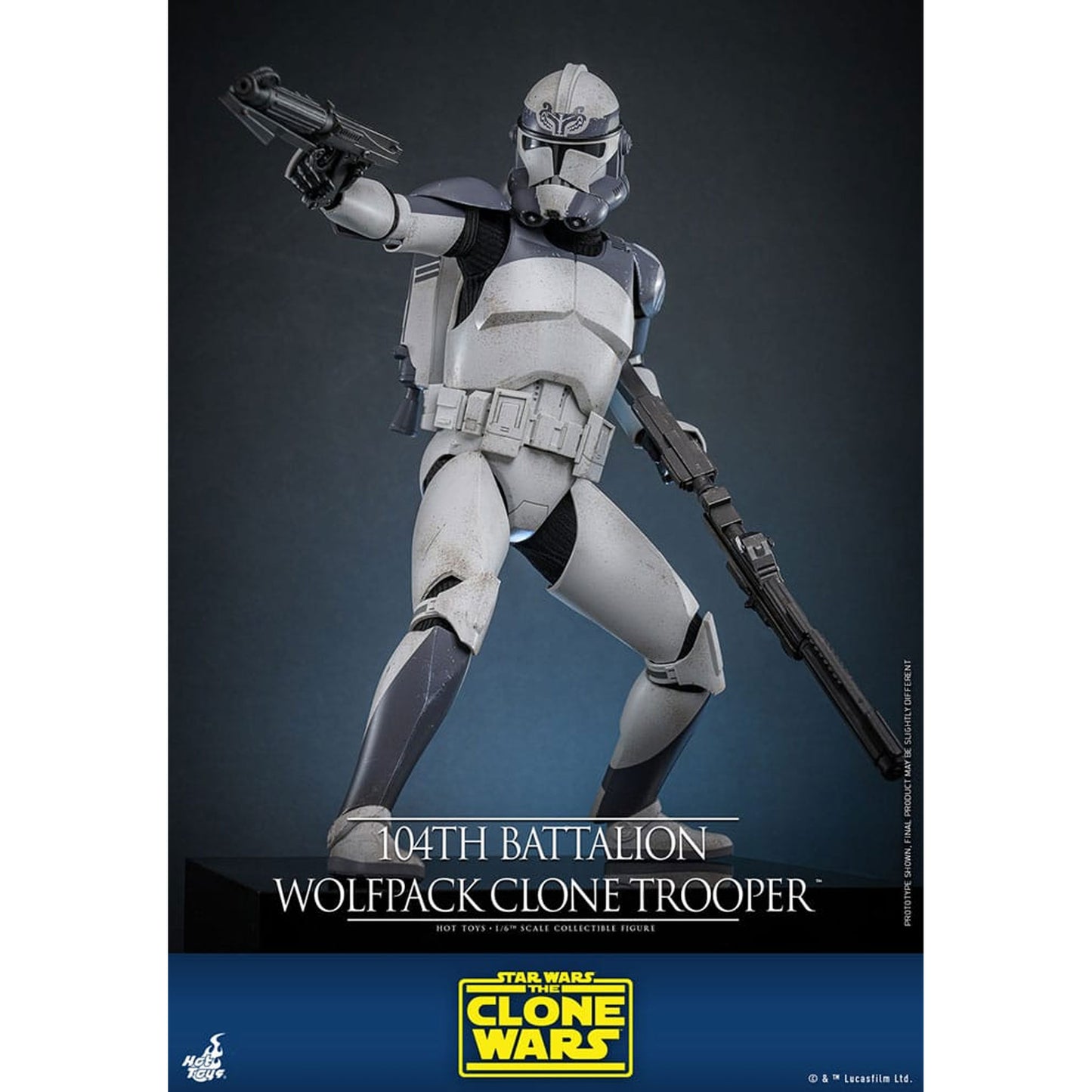 Star Wars The Clone Wars 1/6 104th Battalion Wolfpack Clone Trooper