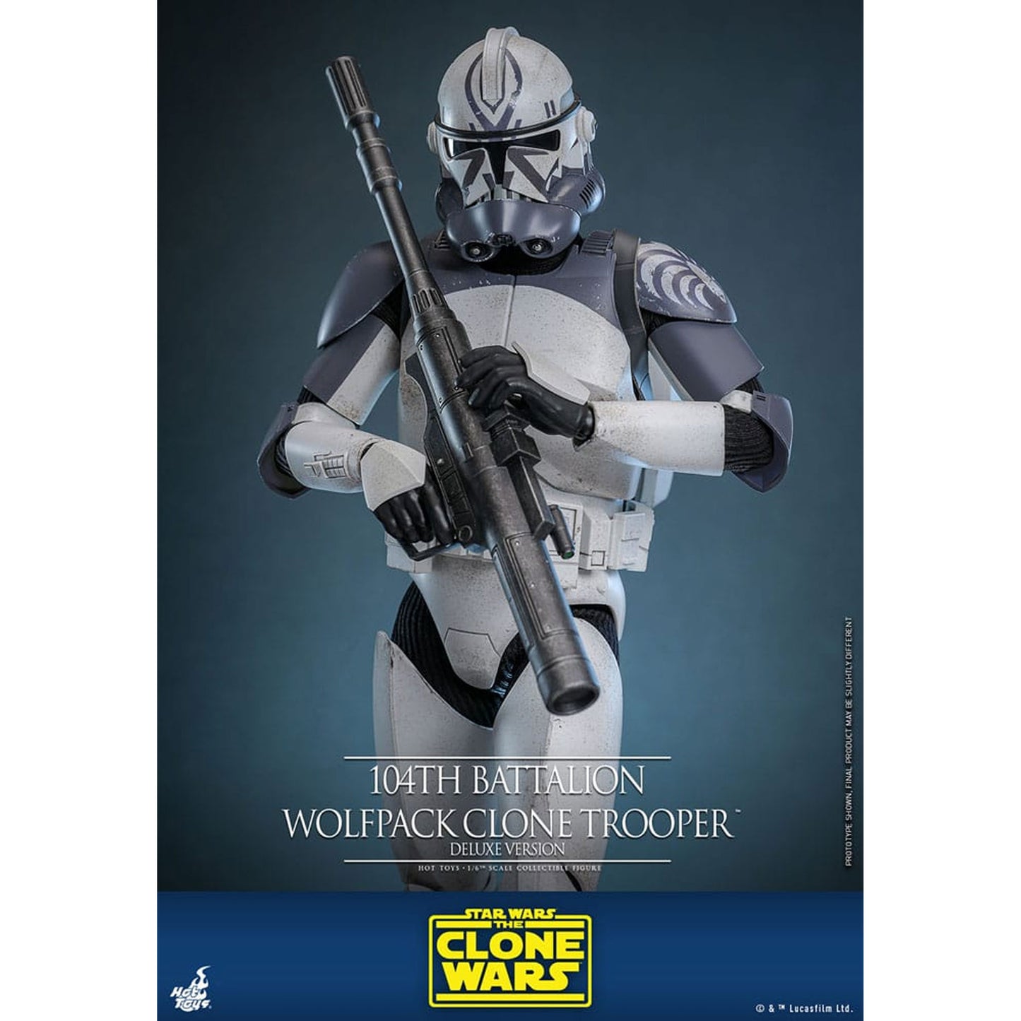 Star Wars The Clone Wars 1/6 104th Battalion Wolfpack Clone Trooper Deluxe Version