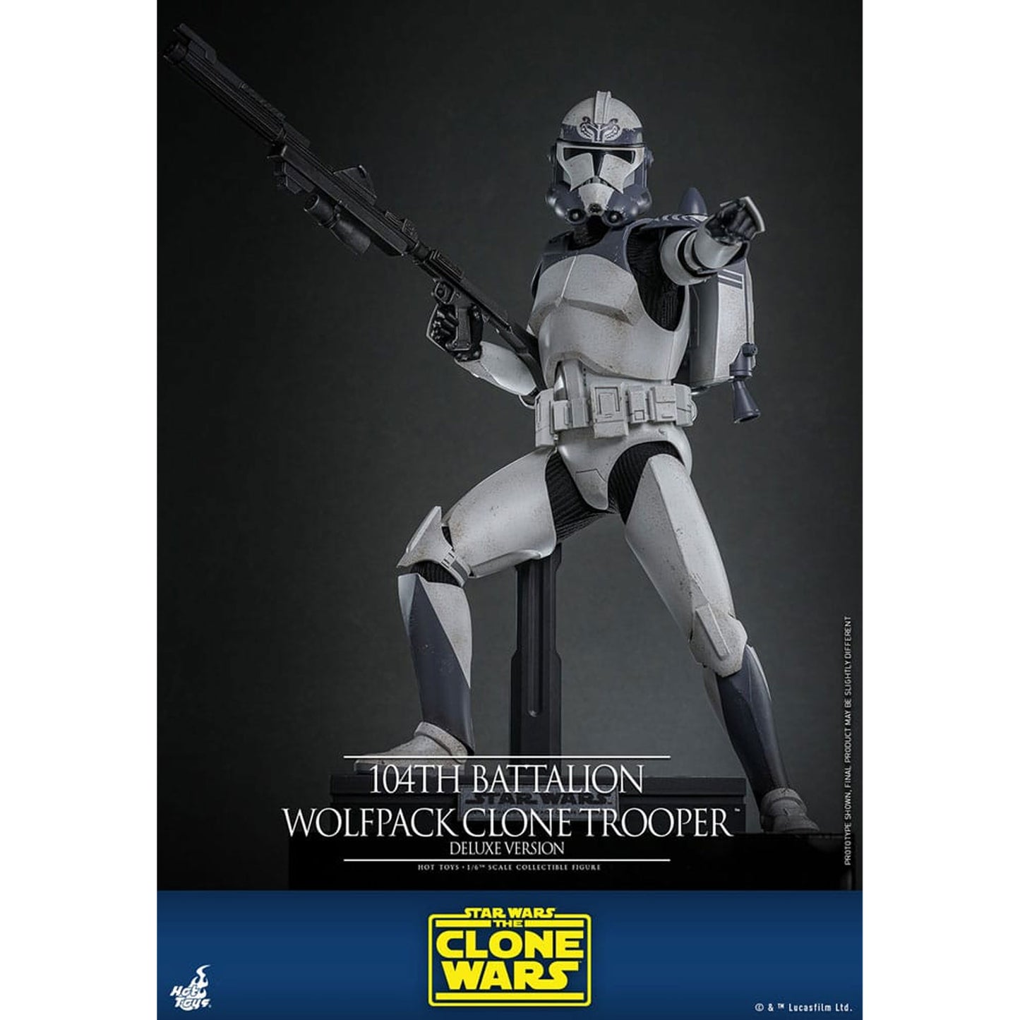 Star Wars The Clone Wars 1/6 104th Battalion Wolfpack Clone Trooper Deluxe Version