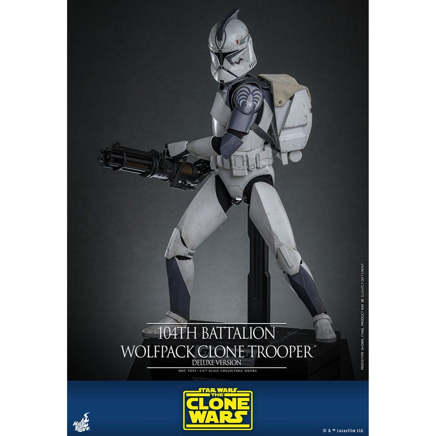 Star Wars The Clone Wars 1/6 104th Battalion Wolfpack Clone Trooper Deluxe Version