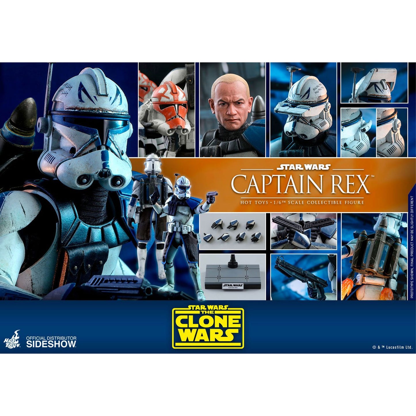 Star Wars The Clone Wars 1/6 Captain Rex