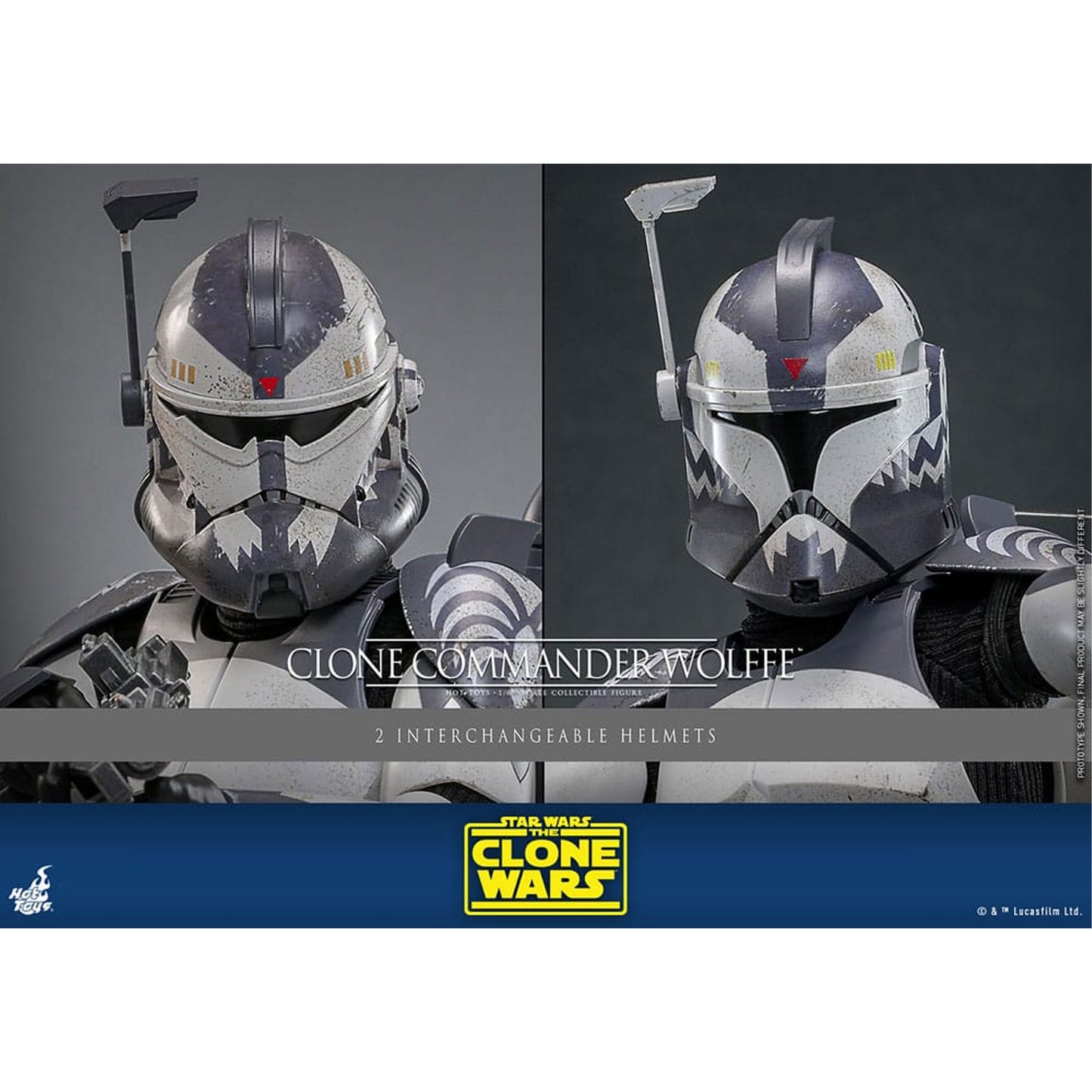 Star Wars: The Clone Wars 1/6 Clone Commander Wolffe